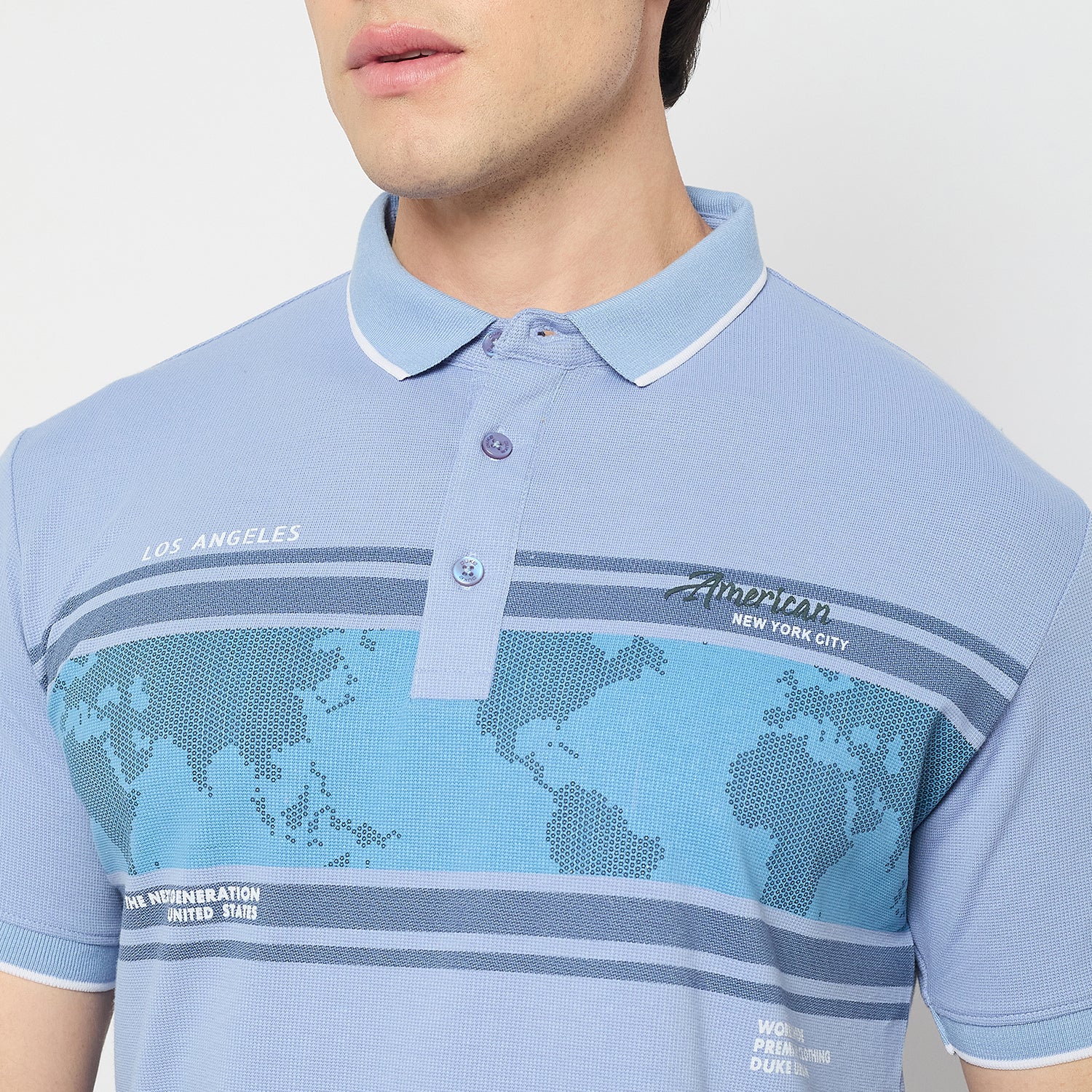 Duke Urban Men Half Sleeve Cotton Polo Tshirt(LF7167)