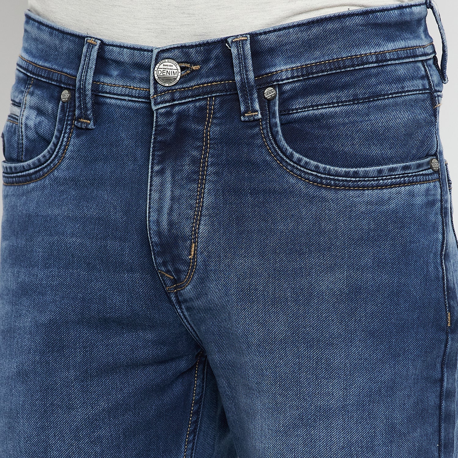 Duke Stardust Men Slim Fit Stretchable Jeans (SDD5355)