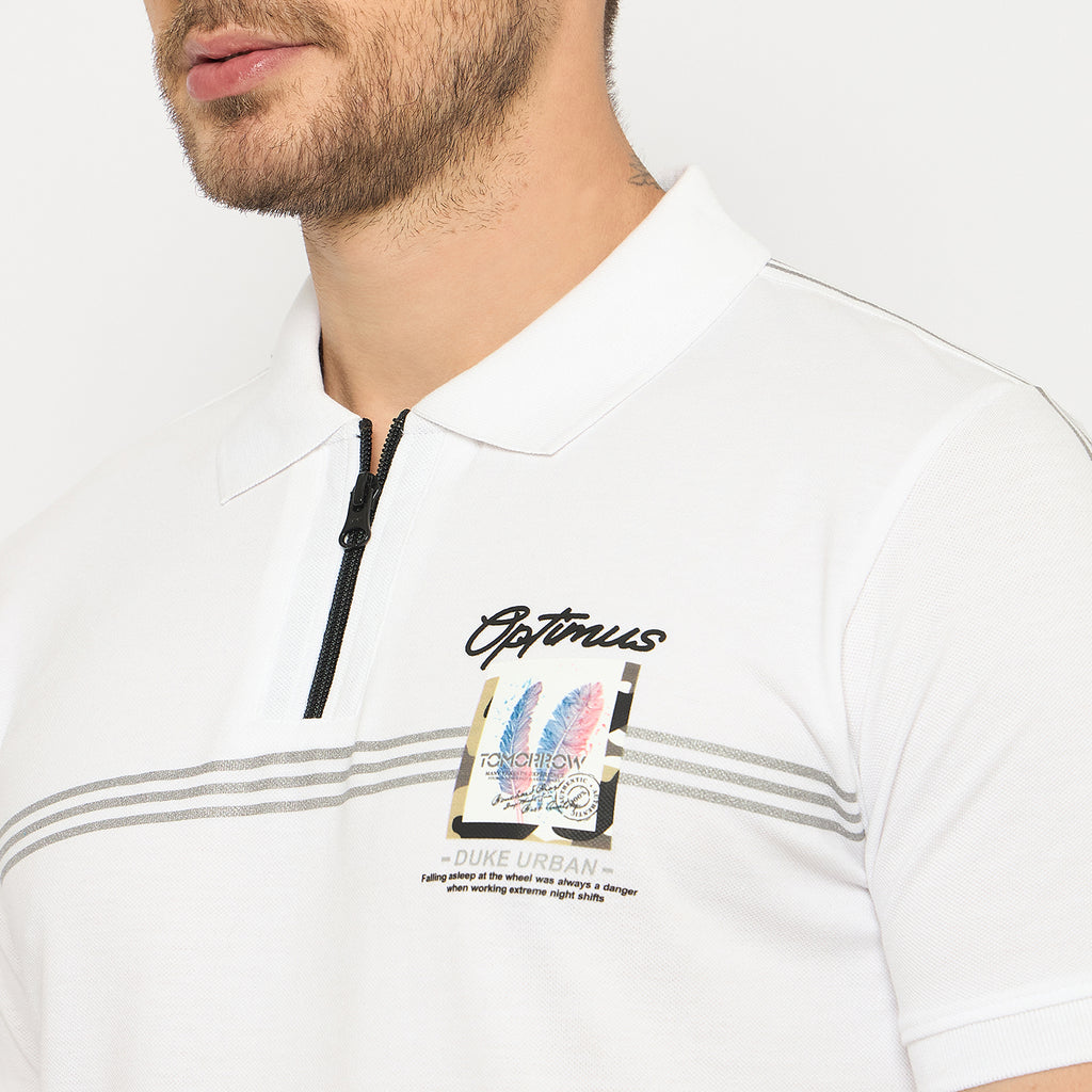 Duke Urban Men Half Sleeve Cotton Tshirt (LF7401)
