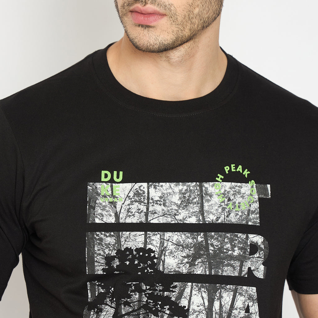 Duke Urban Men Half Sleeve Cotton Tshirt (LF7488)