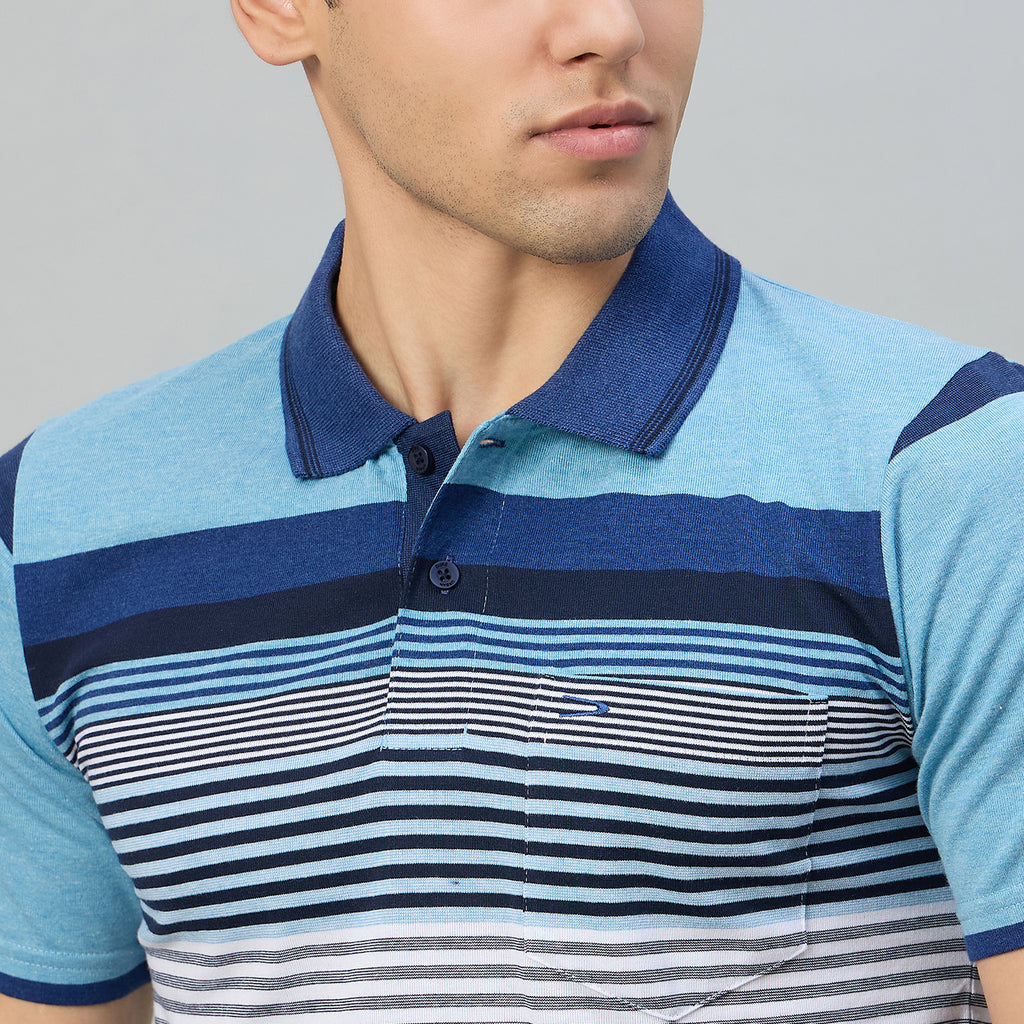 Duke Men Half Sleeve Cotton Regualr Fit Casual T-shirt (MLF1180)
