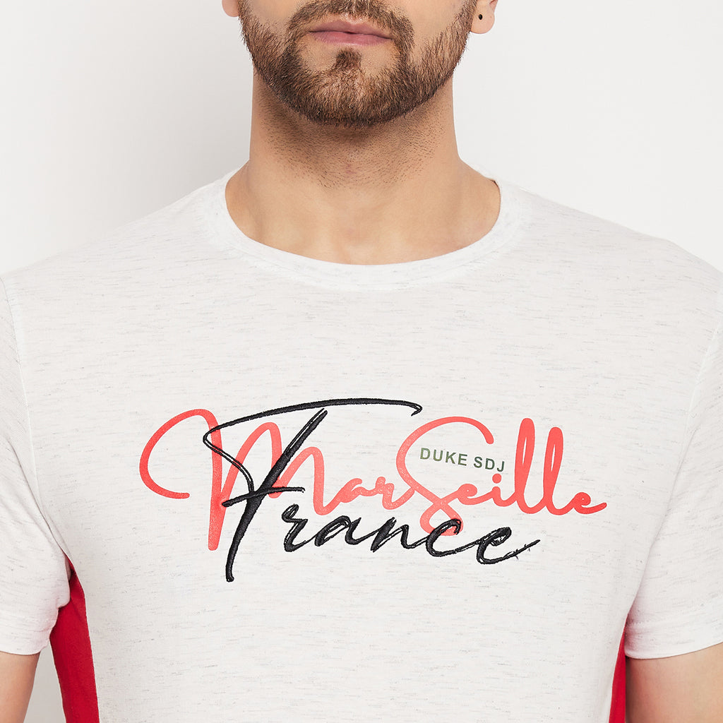 Duke Stardust Men Half Sleeve Cotton T-shirt (LF5887)