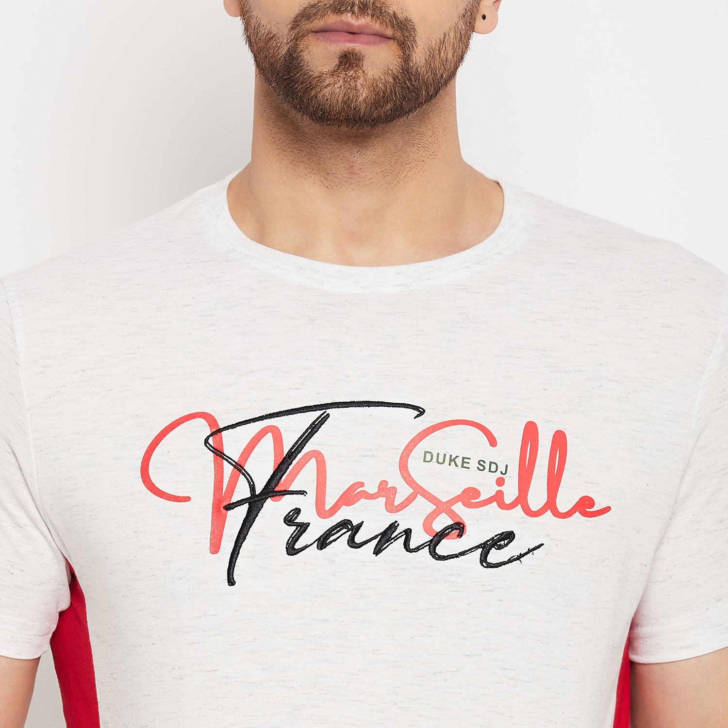 Duke Stardust Men Half Sleeve Cotton T-shirt (LF5887)