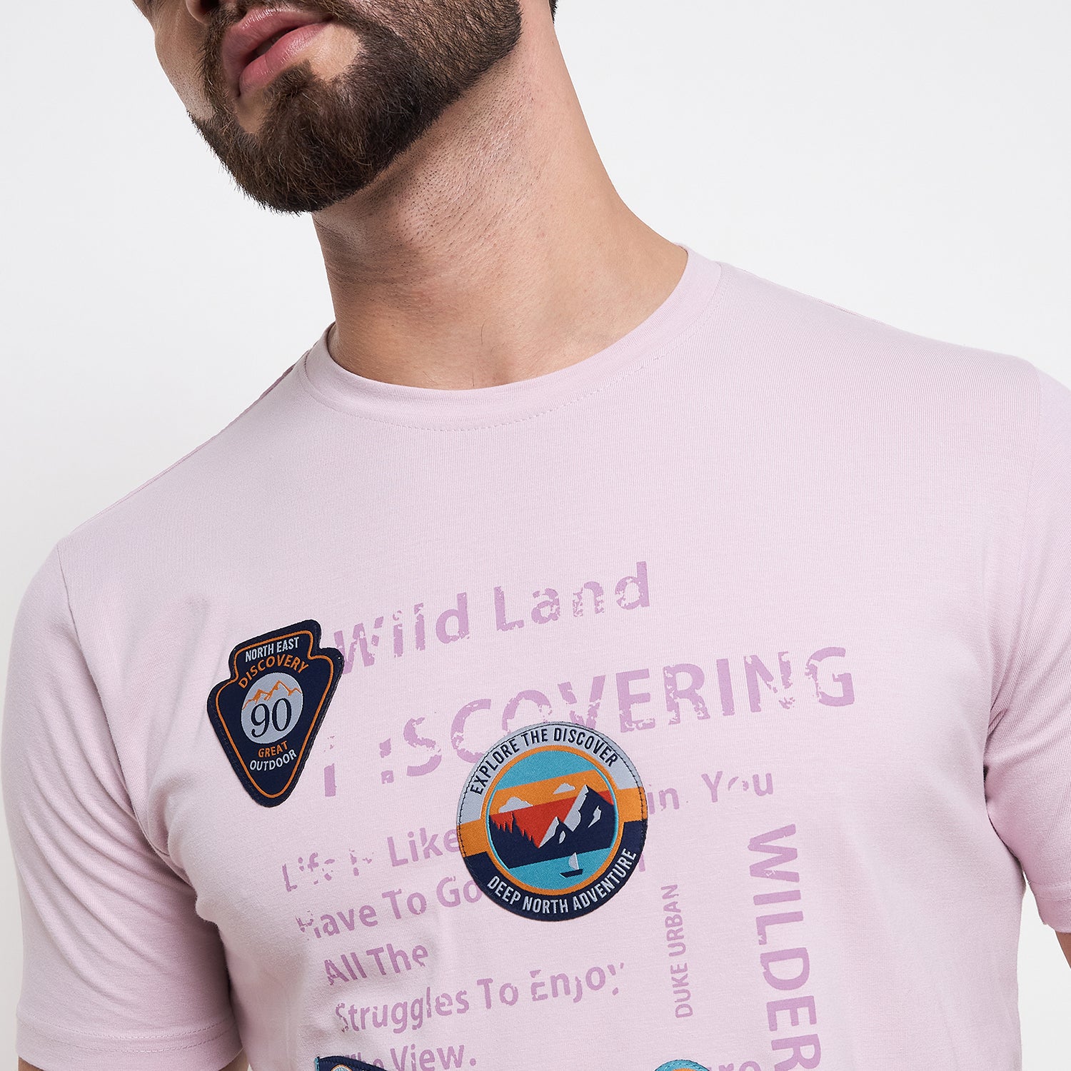 Duke Urban Men Half Sleeve Cotton Tshirt (LF7246)