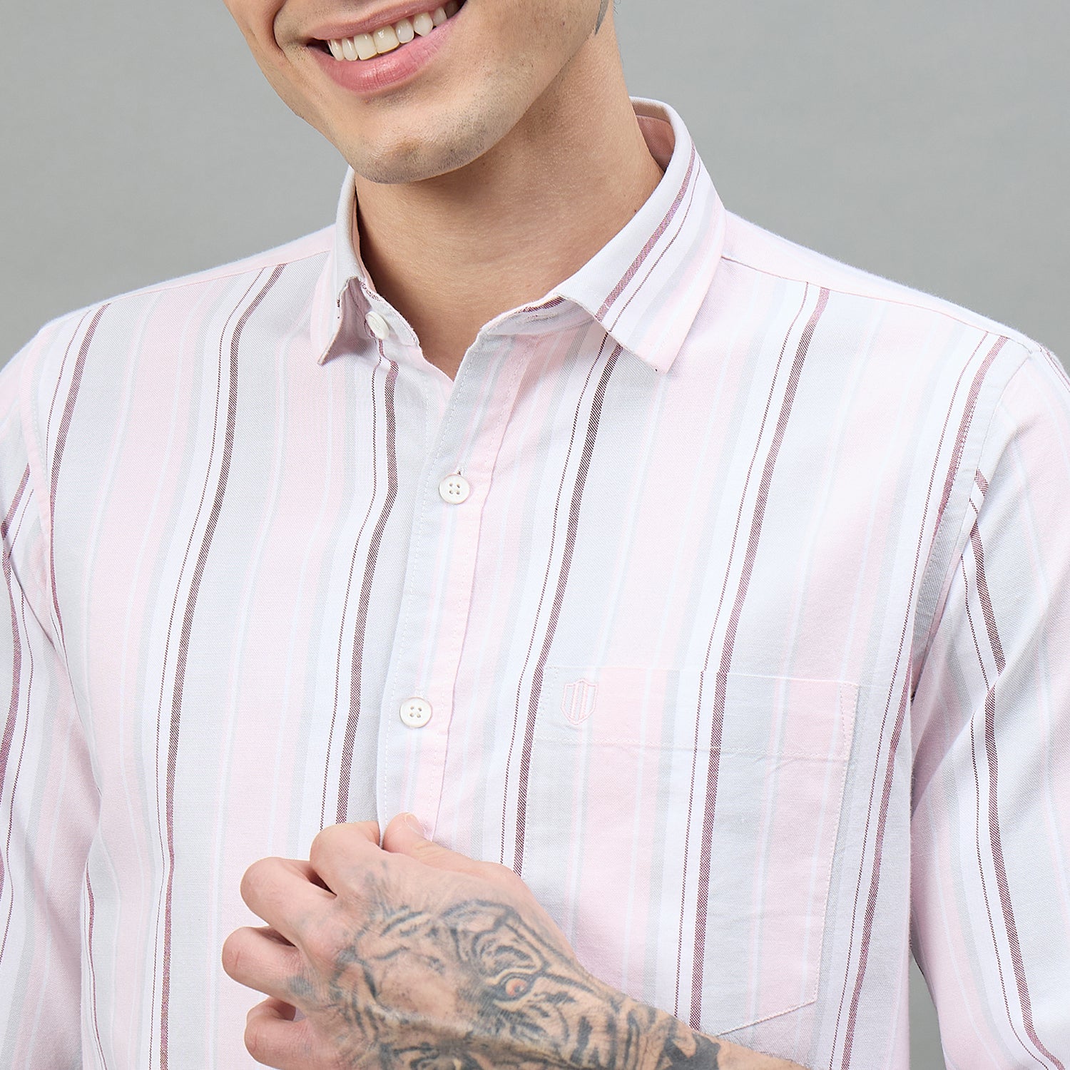 Duke Urban Men Checkered Pure Cotton Slim Fit Casual Full Sleeve Shirt (SDO9STF)