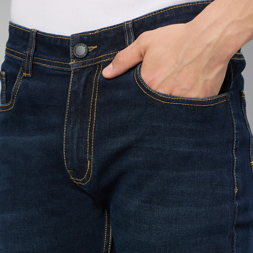 Duke Men Narrow Fit Stretchable Jeans (SDD9271N)