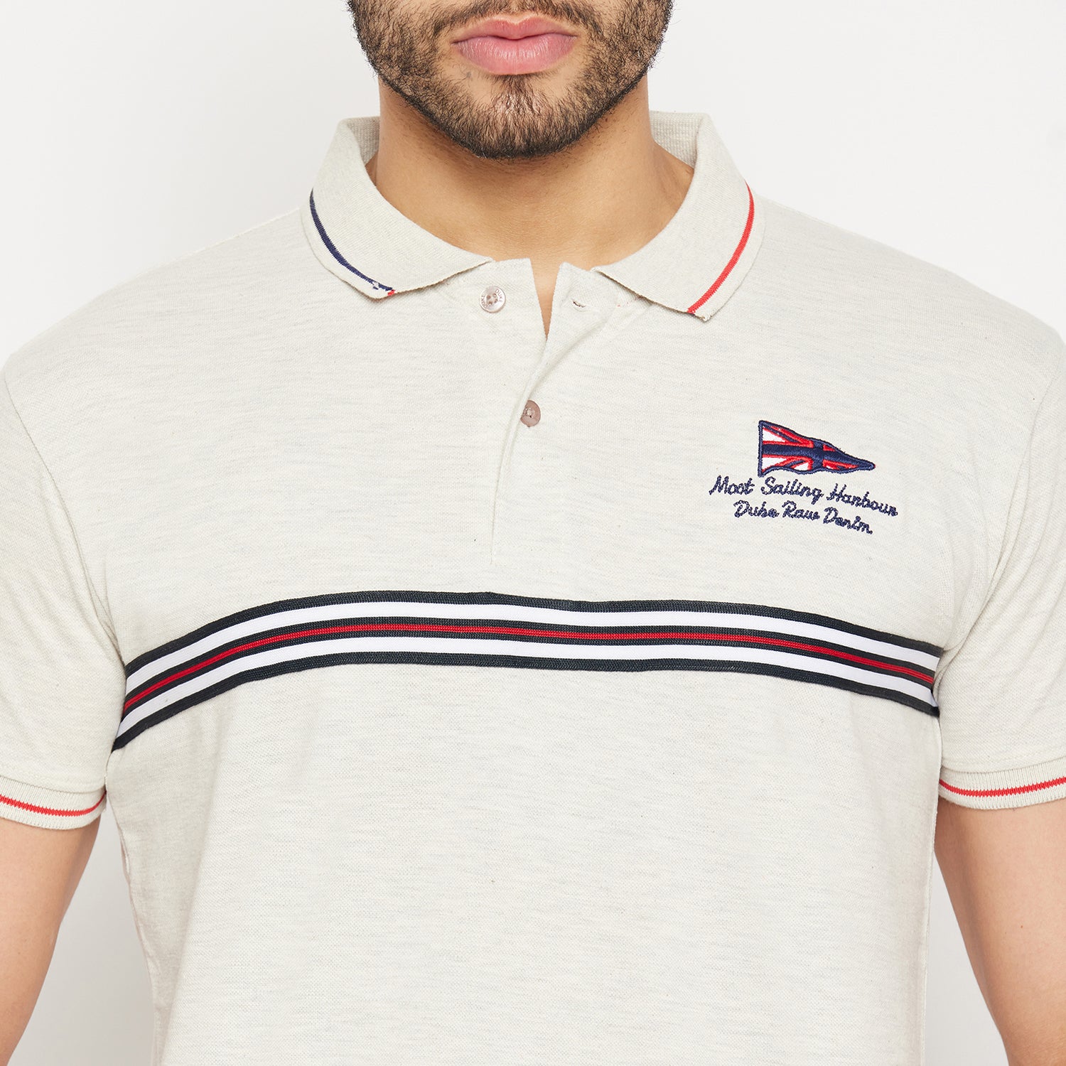 Duke Stardust Men Half Sleeve Polo Neck Cotton T-shirt (3934)