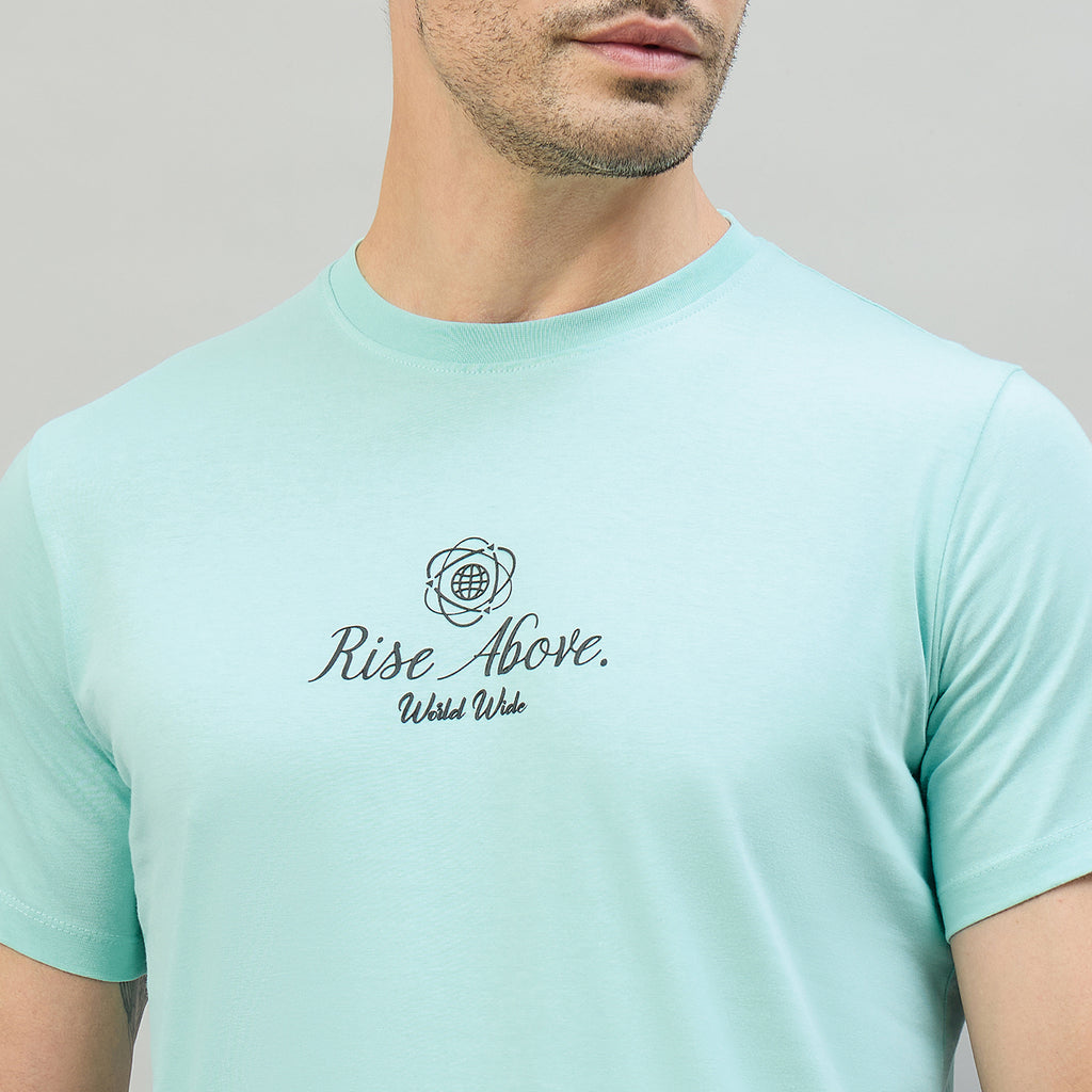 Duke Urban Men Half Sleeve Cotton Smart Fit Casual T-shirt (LF7861)