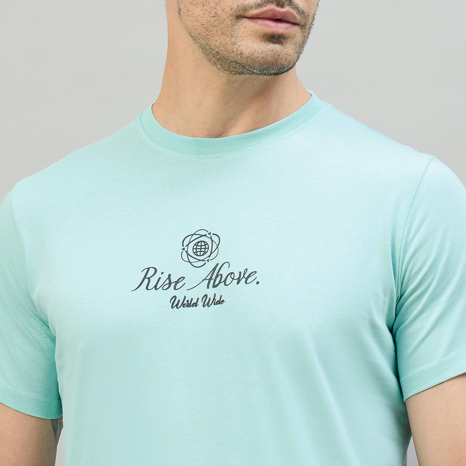 Duke Urban Men Half Sleeve Cotton Smart Fit Casual T-shirt (LF7861)