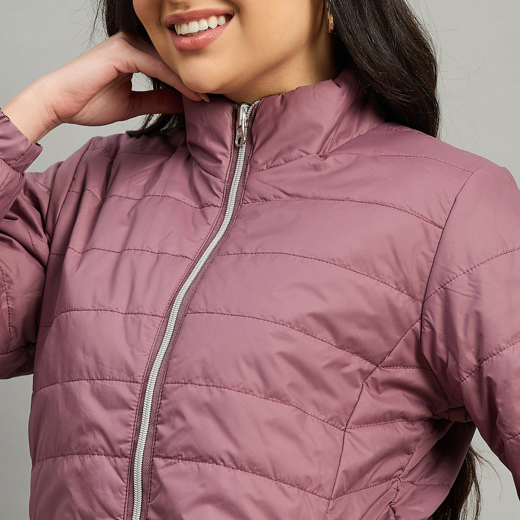Duke Urban Women High Neck Full Sleeve Reversible Regular Jacket (SDZ2121)