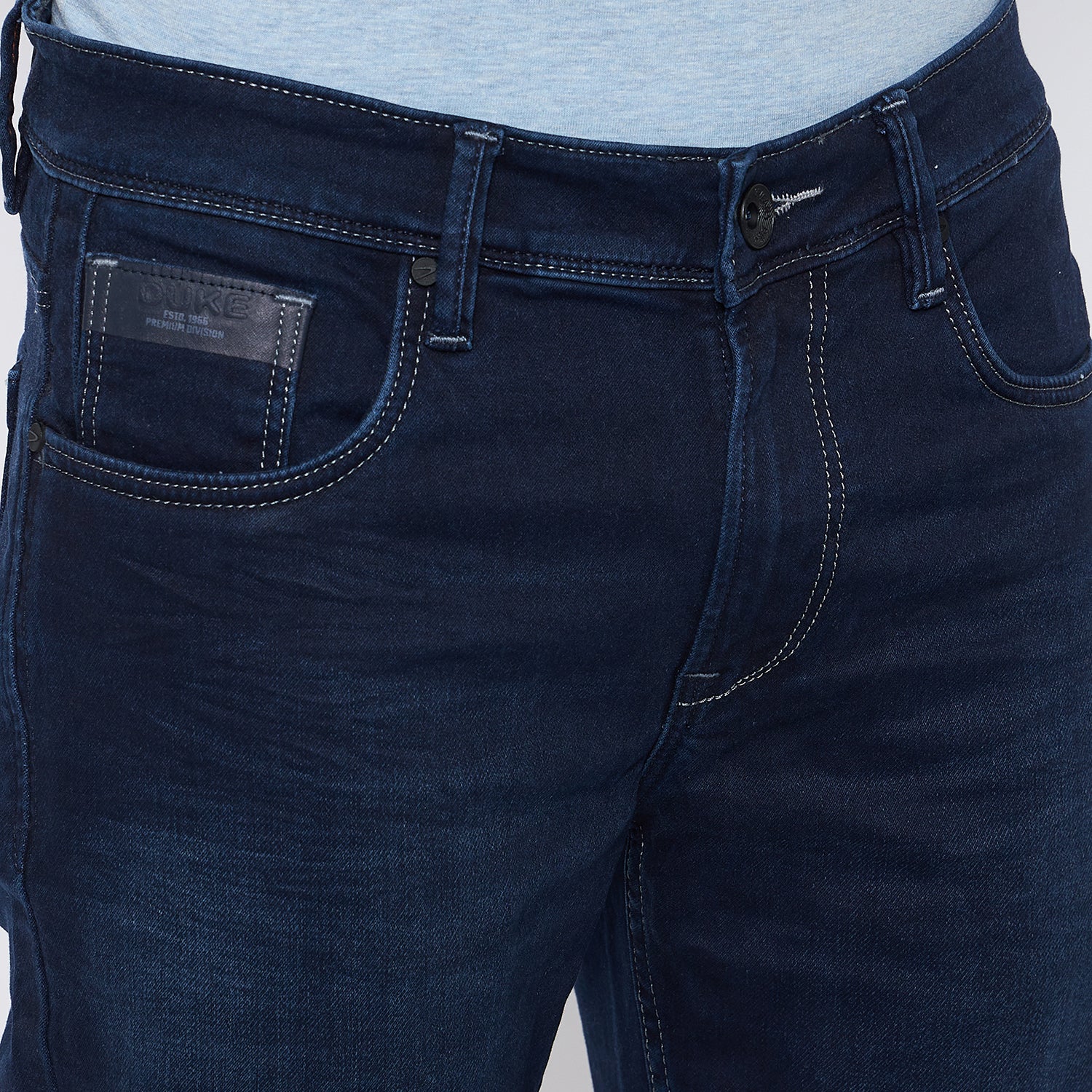 Duke Urban Men Comfort Fit Stretchable Jeans (SDD5374C)