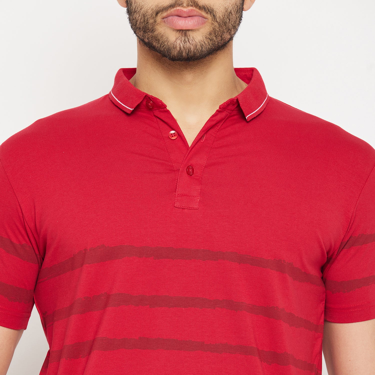 Duke Stardust Men Half Sleeve Polo Neck Cotton T-shirt (4389)