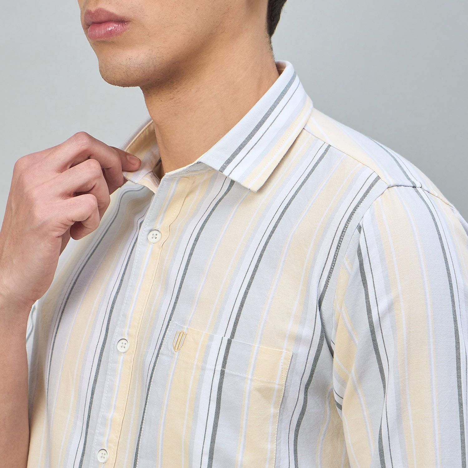 Duke Urban Men Checkered Pure Cotton Slim Fit Casual Full Sleeve Shirt (SDO9STF)