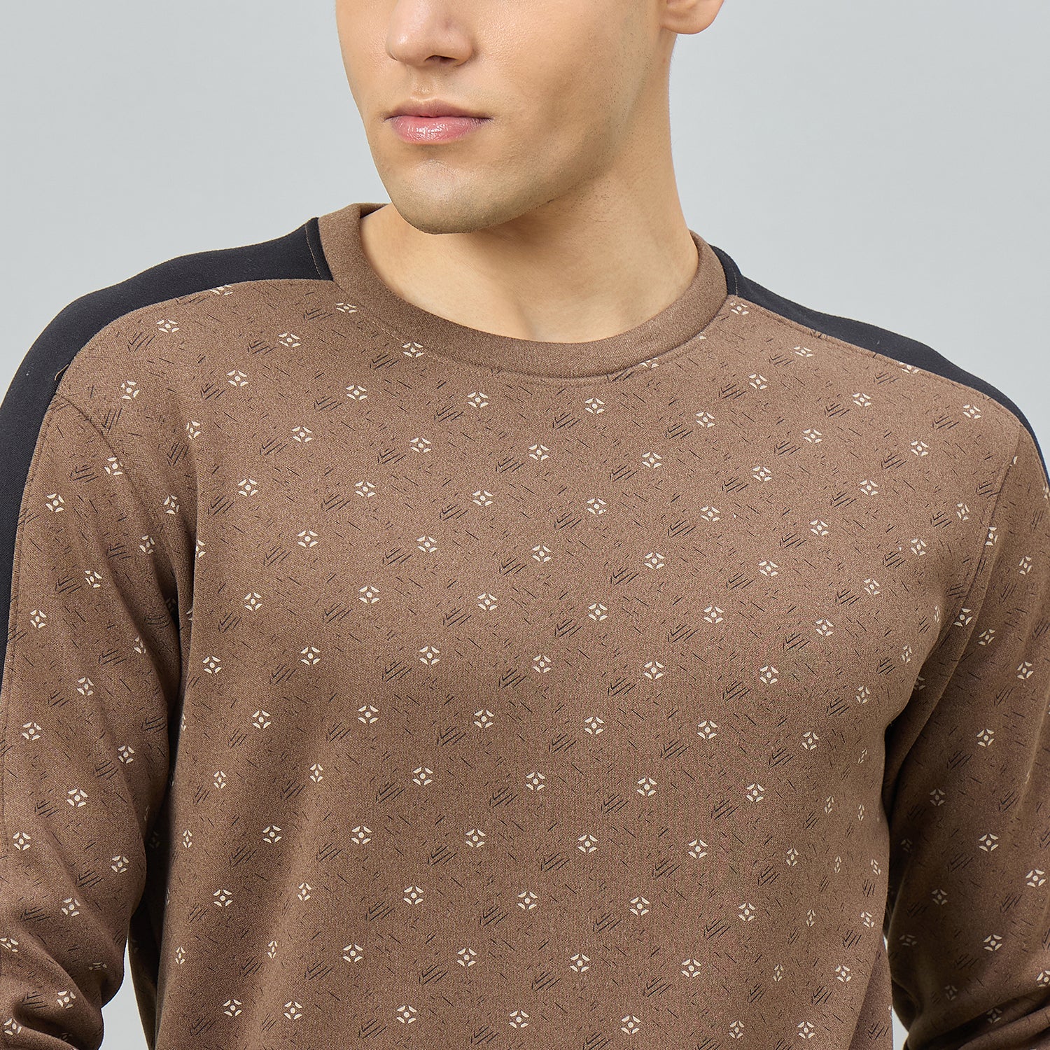 Duke Men Full Sleeve Round Neck Regular Sweatshirt (LF6474)