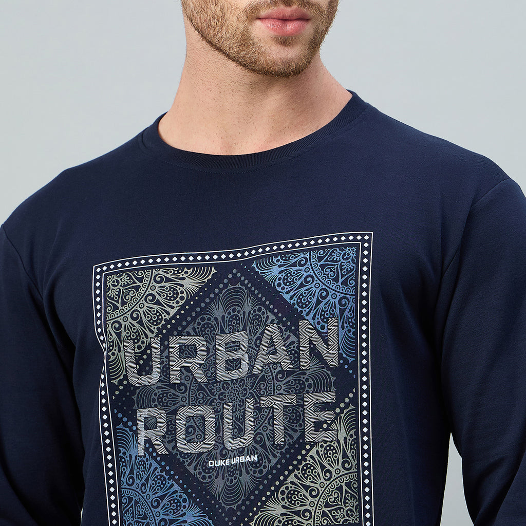 Duke Urban Men Round Neck Regular Sweatshirt (LF6419)