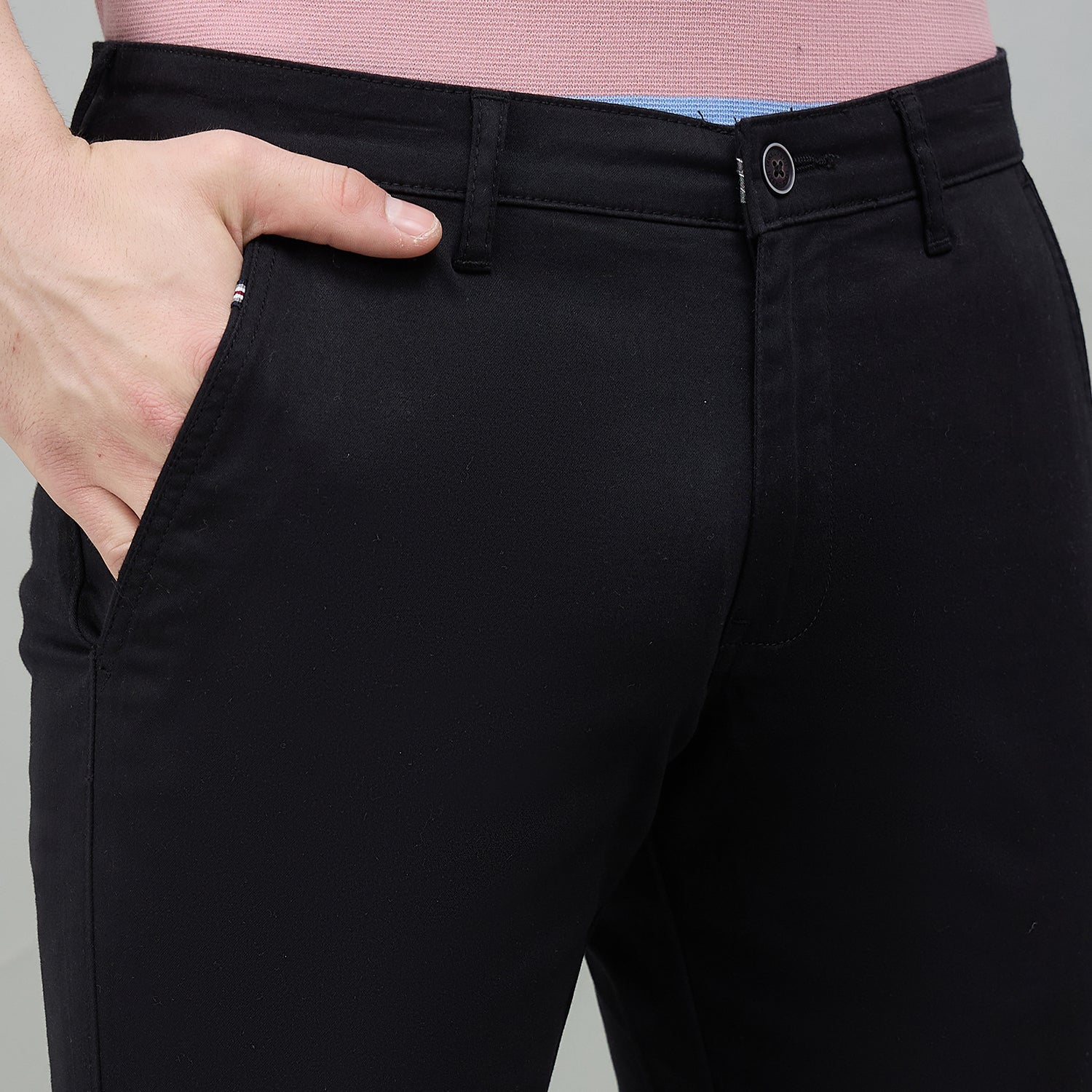 Duke Urban Men Flatfront Narrowfit Non-denim Casual Trouser (SDT4667)