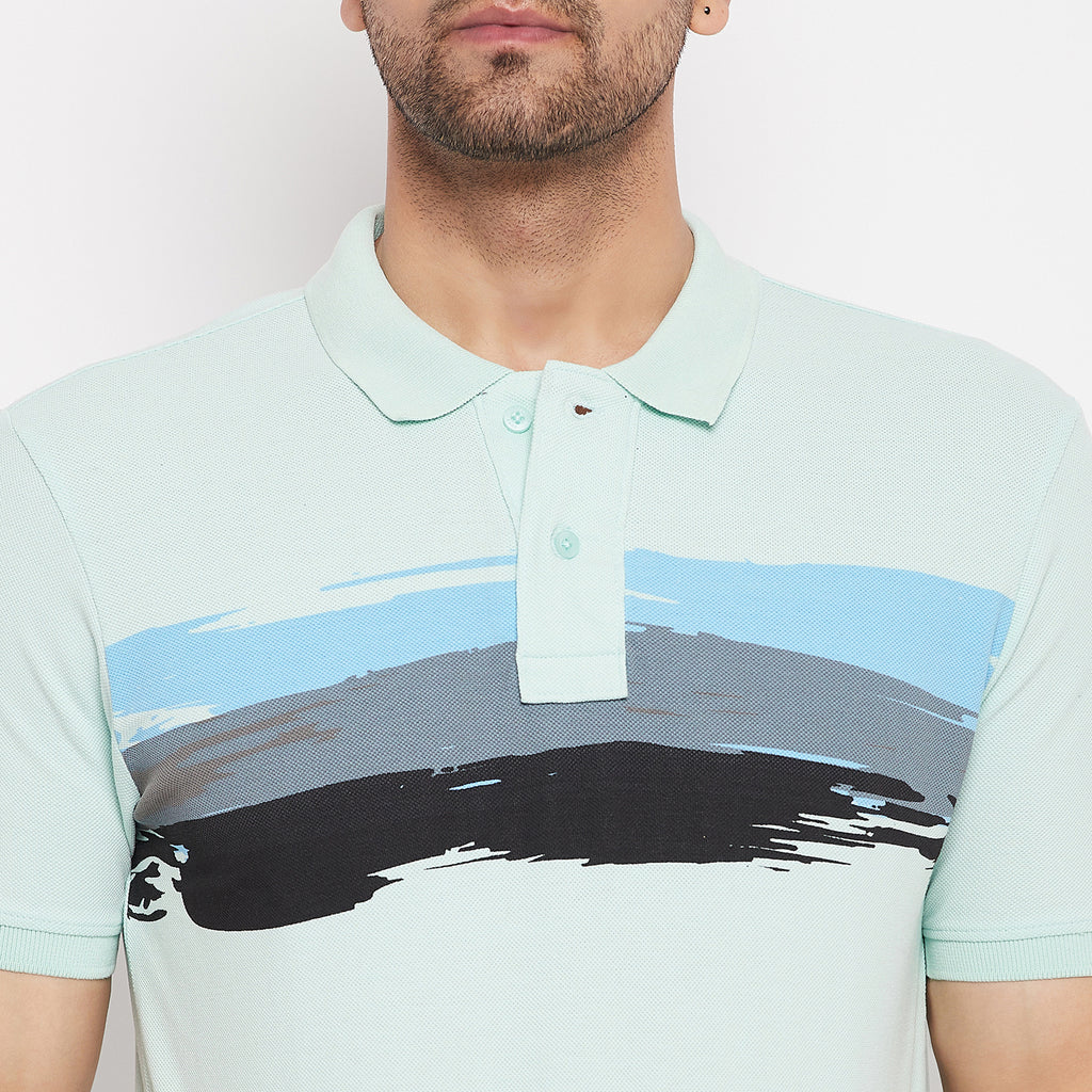 Duke Stardust Men Polo Neck Half Sleeve Cotton T-shirt (LF5418)
