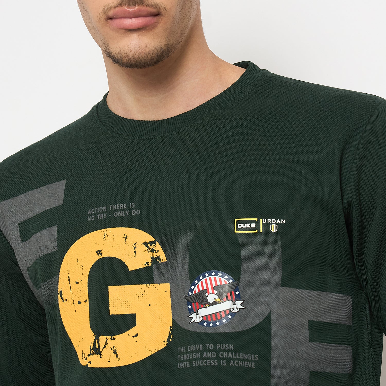 Duke Urban Men Full Sleeve Round Neck Sweatshirt (LF6407)