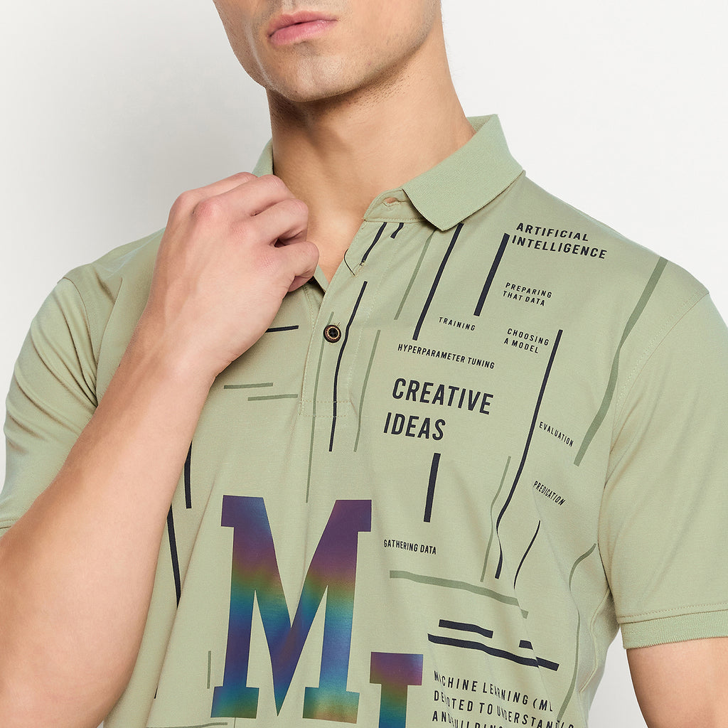 Duke Urban Men Half Sleeve Cotton T-shirt (LF7177)