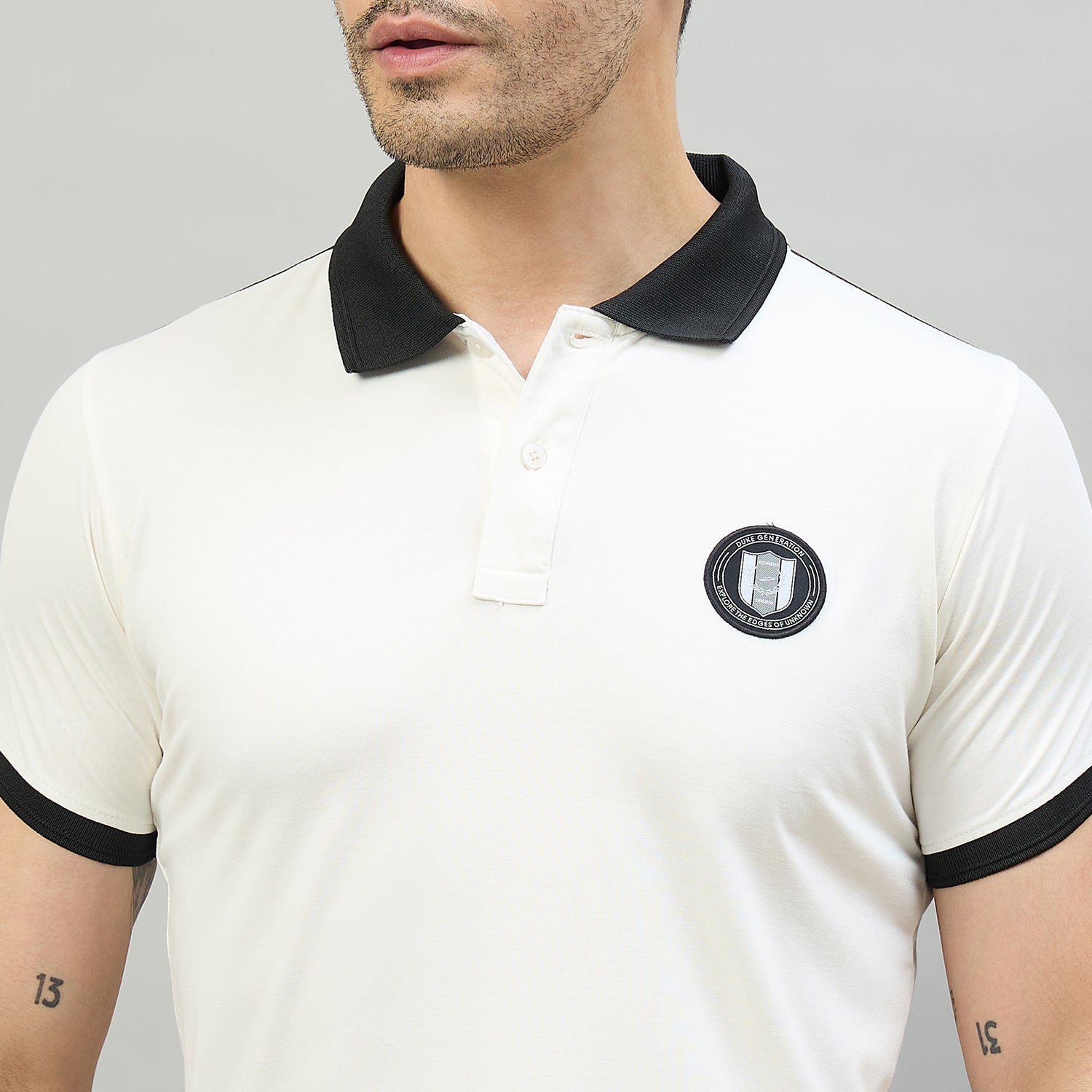 Duke Urban Men Half Sleeve Cotton Smart Fit Casual T-shirt (LF7896)