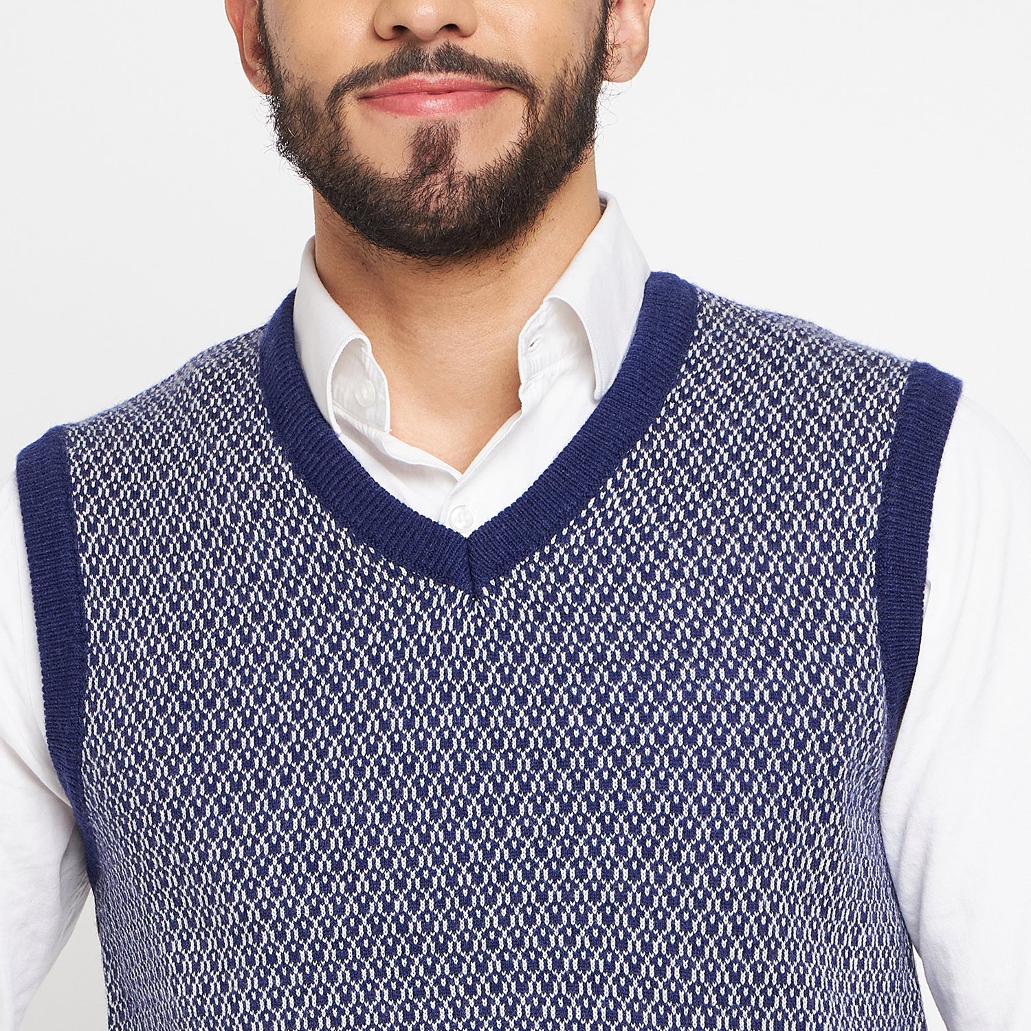 Duke Urban Men Sleeveless V Neck Sweater (SDS2033)