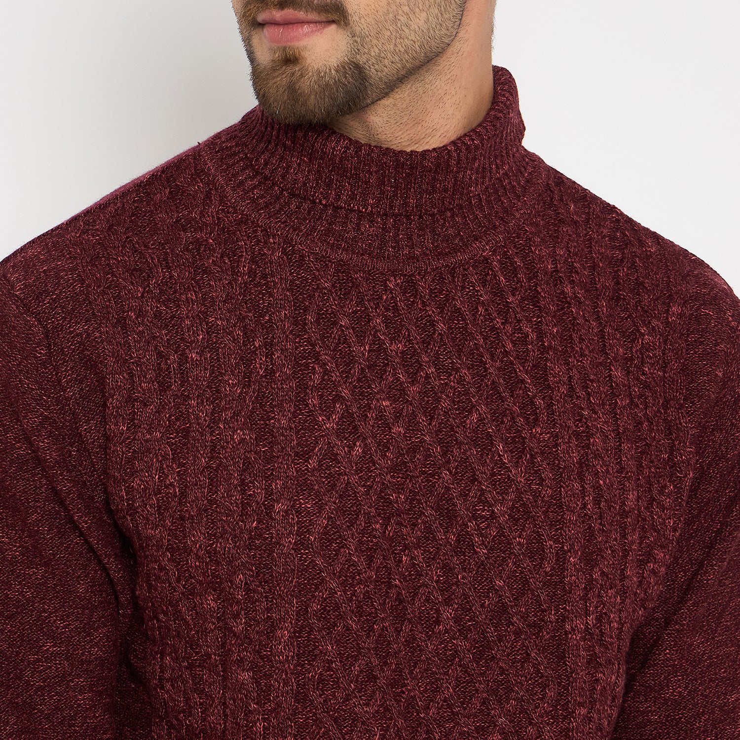 Duke Urban Men Full Sleeve High Neck Sweater (SDS2273)