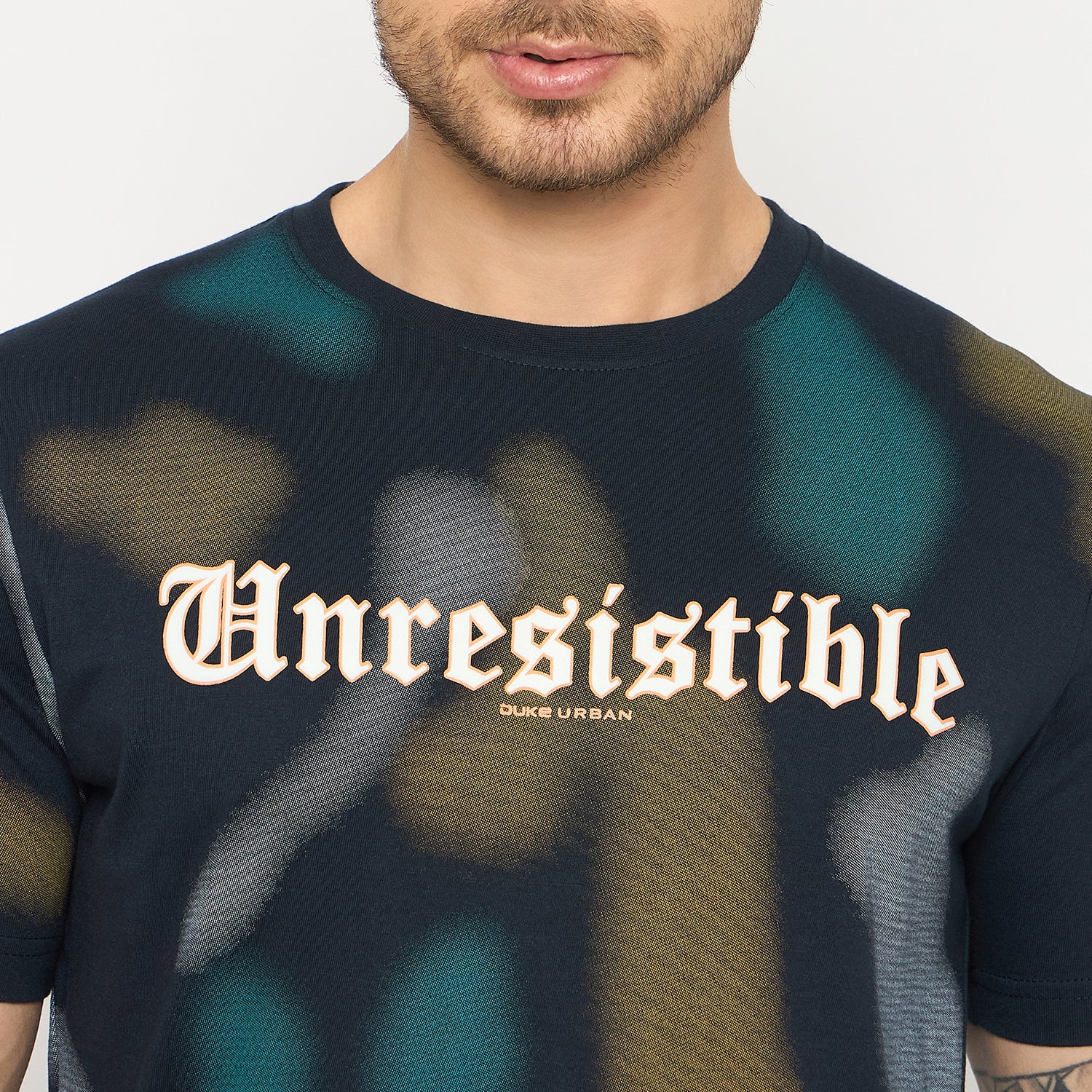 Duke Urban Men Half Sleeve Cotton Tshirt (LF7417)