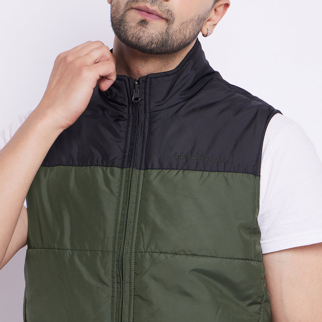 Duke Urban Men Sleeveless Reversible Jacket (SDZ3056)