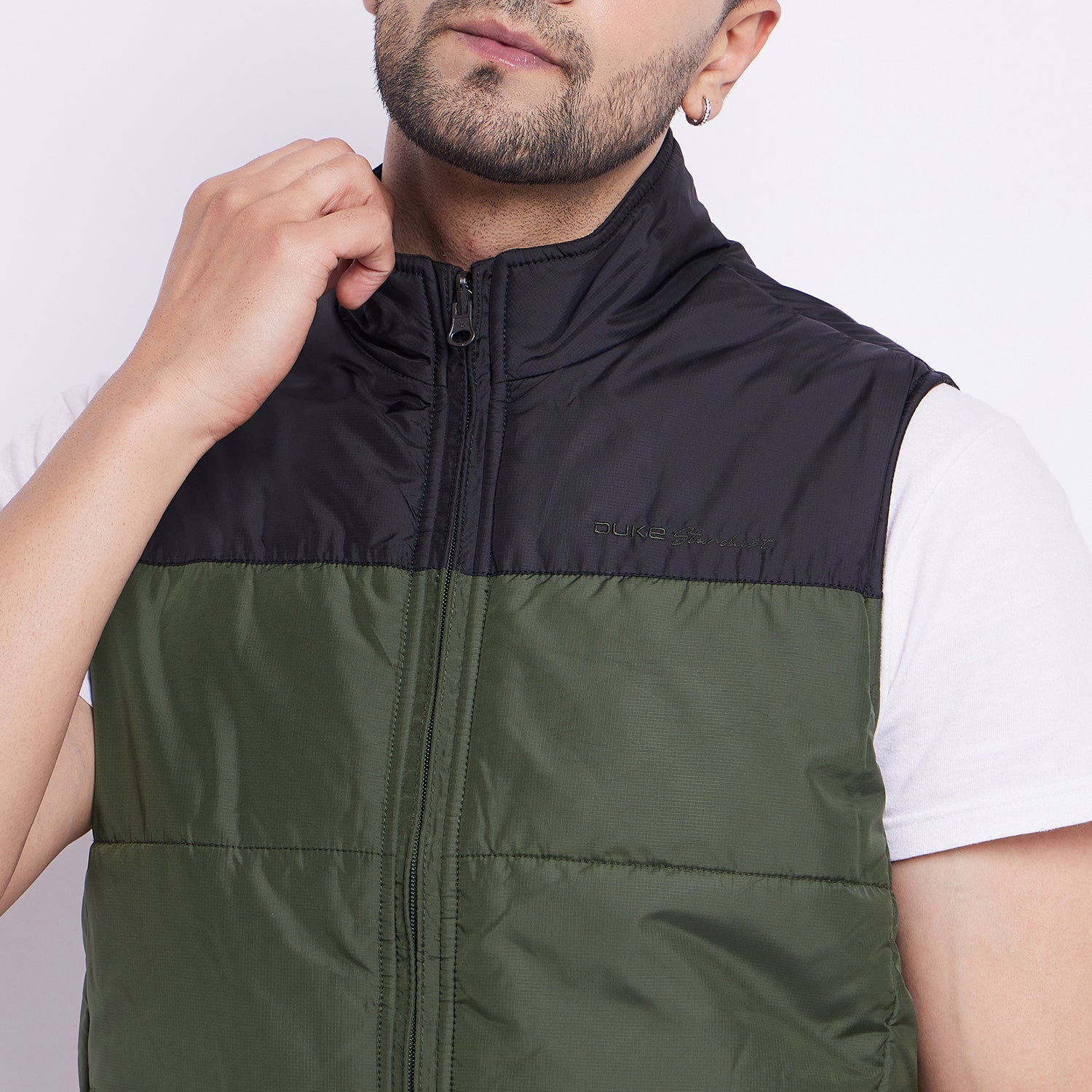 Duke Urban Men Sleeveless Reversible Jacket (SDZ3056)