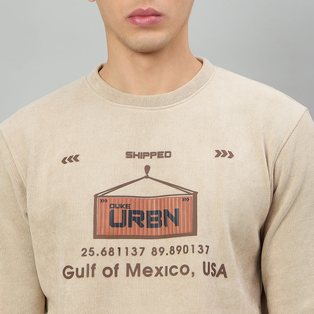 Duke Urban Men Round Neck Full Sleeve Regular Sweatshirt (LF6490)