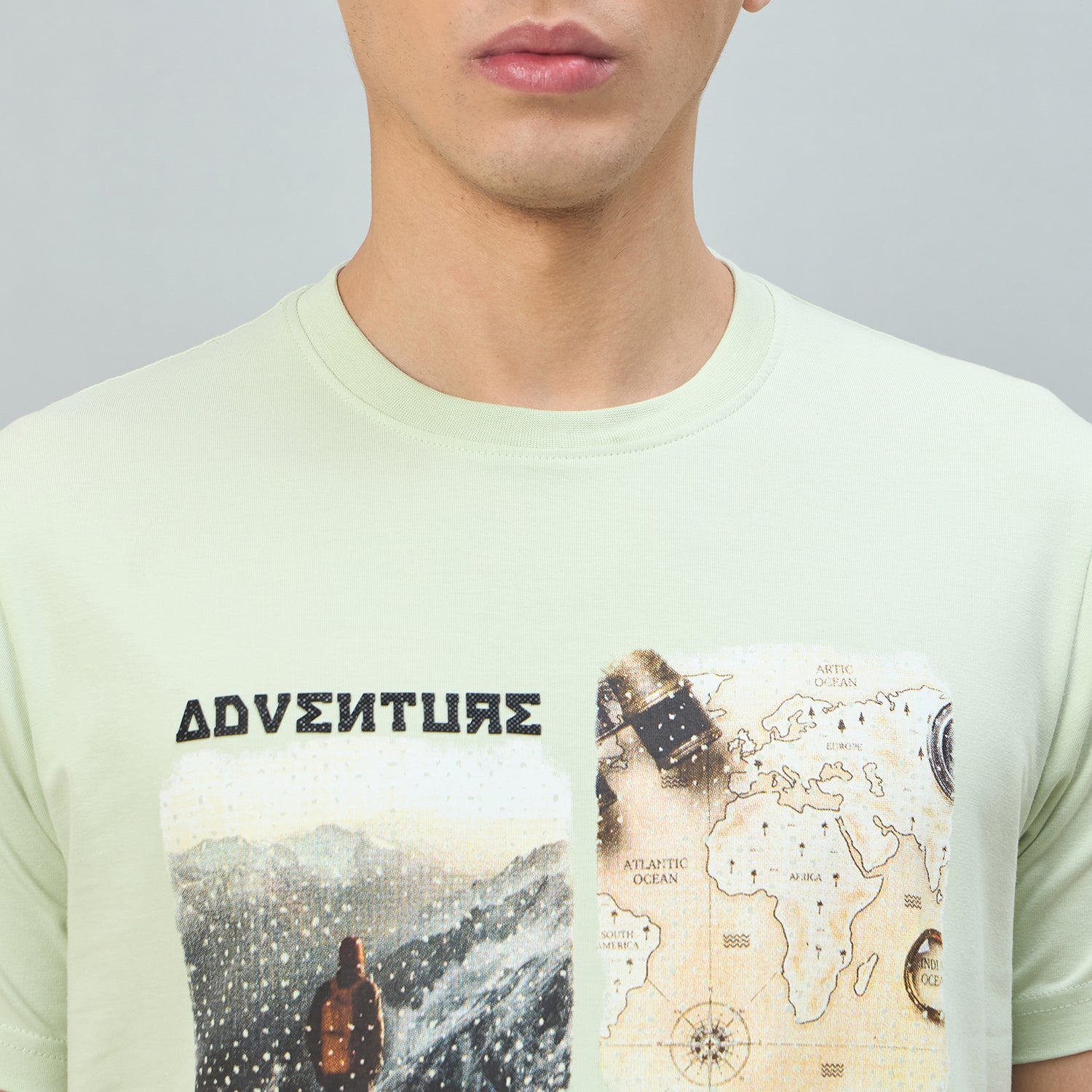 Duke Urban Men Graphic Print Half Sleeve Round Neck Casual Tshirt (LF7507)