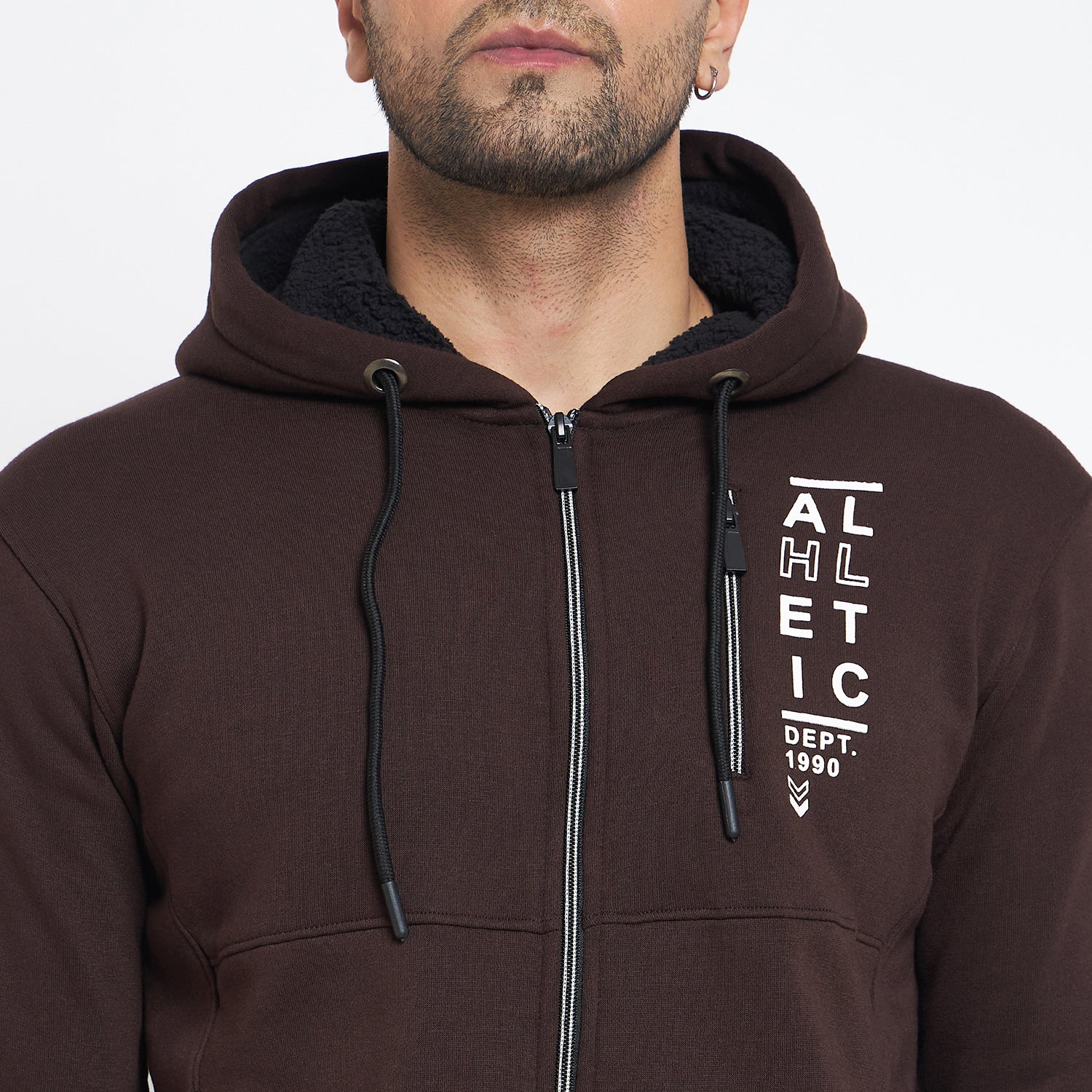 Duke Urban Men Hooded Zipper Sweatshirt (LF6261)