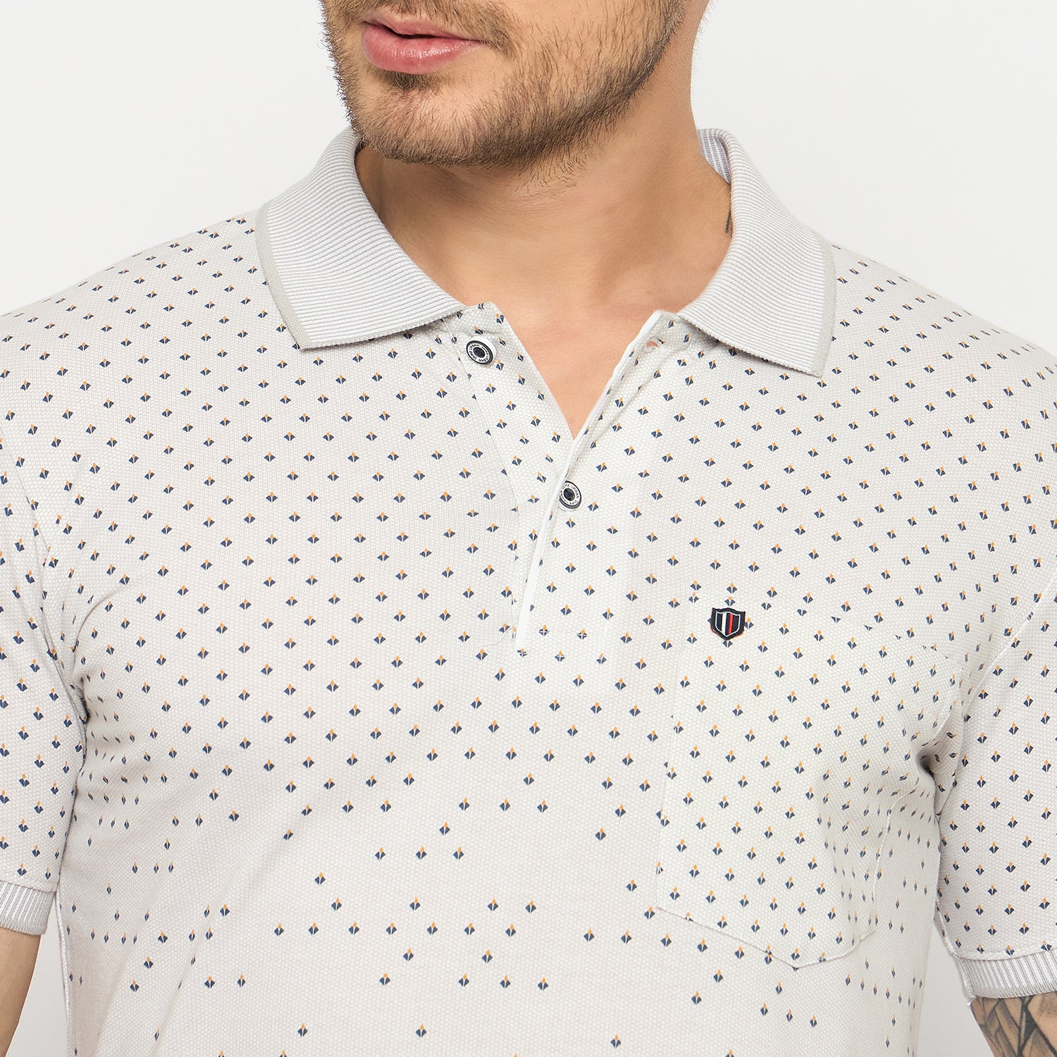 Duke Urban Men Half Sleeve Cotton Tshirt (LF7415)