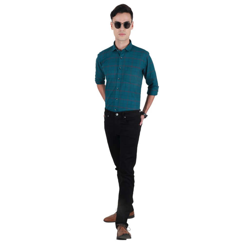 Duke Urban Men Full Sleeve Cotton Shirt (SDO8CKOC)