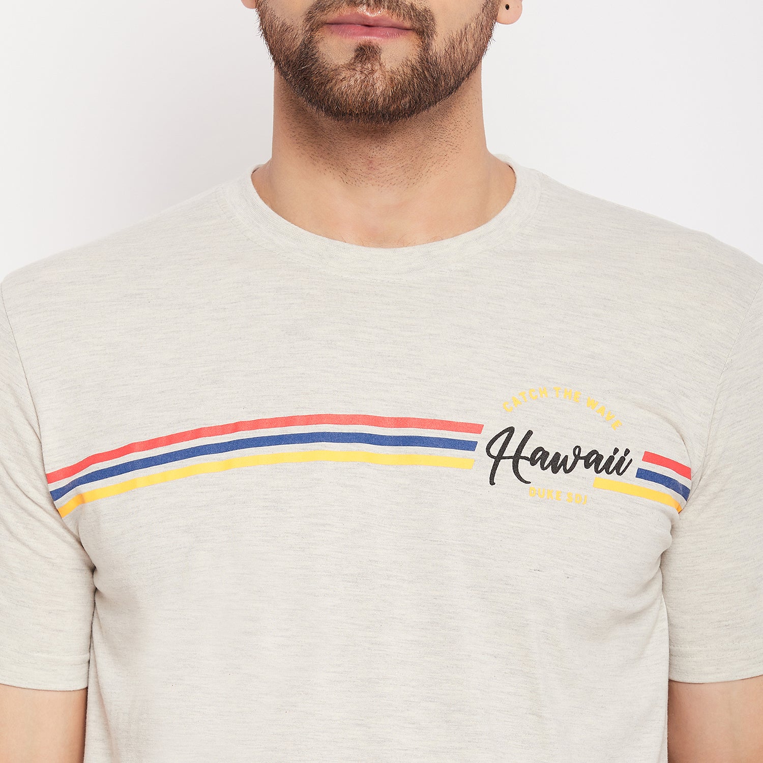 Duke Stardust Men Half Sleeve Cotton T-shirt (LF5889)
