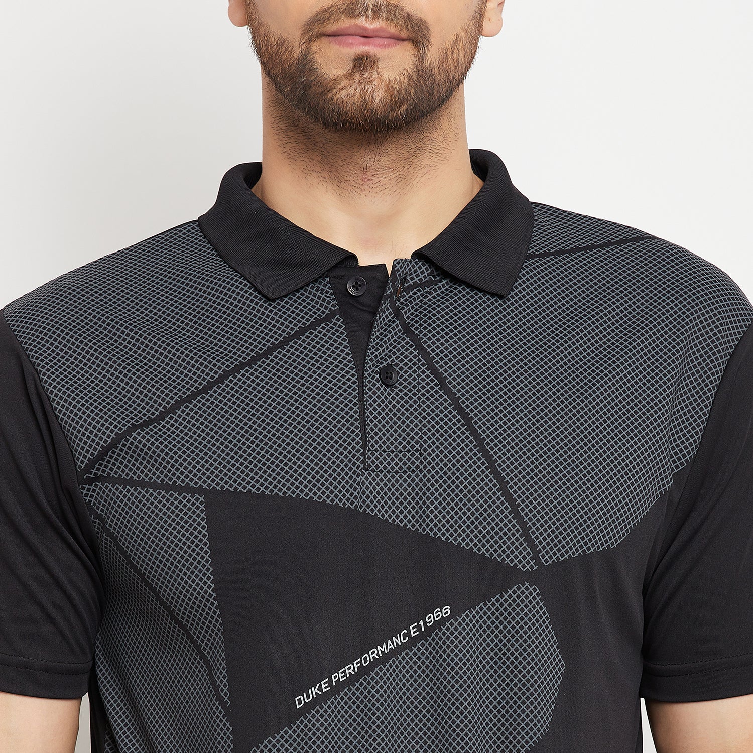 Duke Stardust Men Half Sleeve Polo Neck Cotton T-shirt (GD1213)