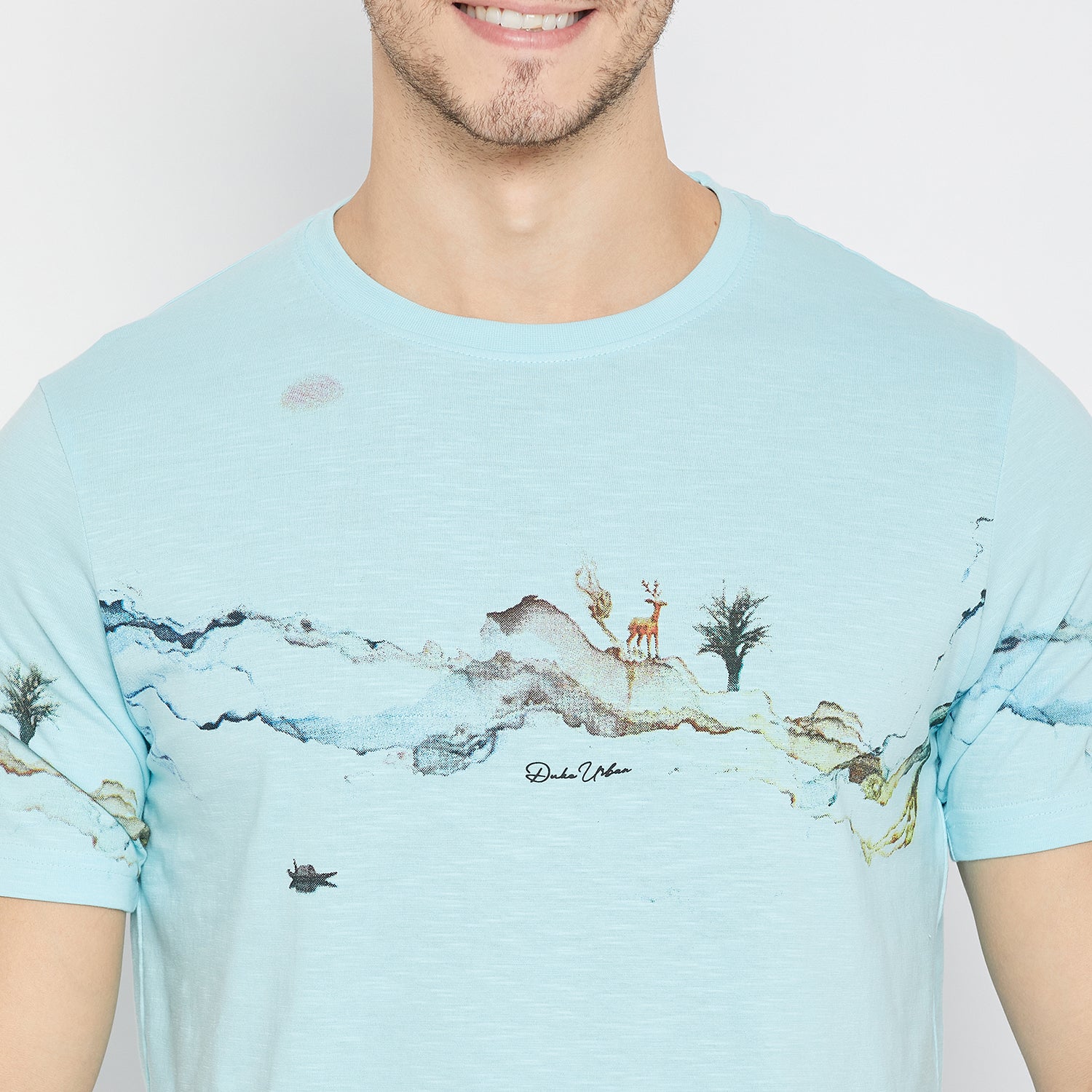 Duke Urban Men Half Sleeve Cotton T-shirt (LF7245)