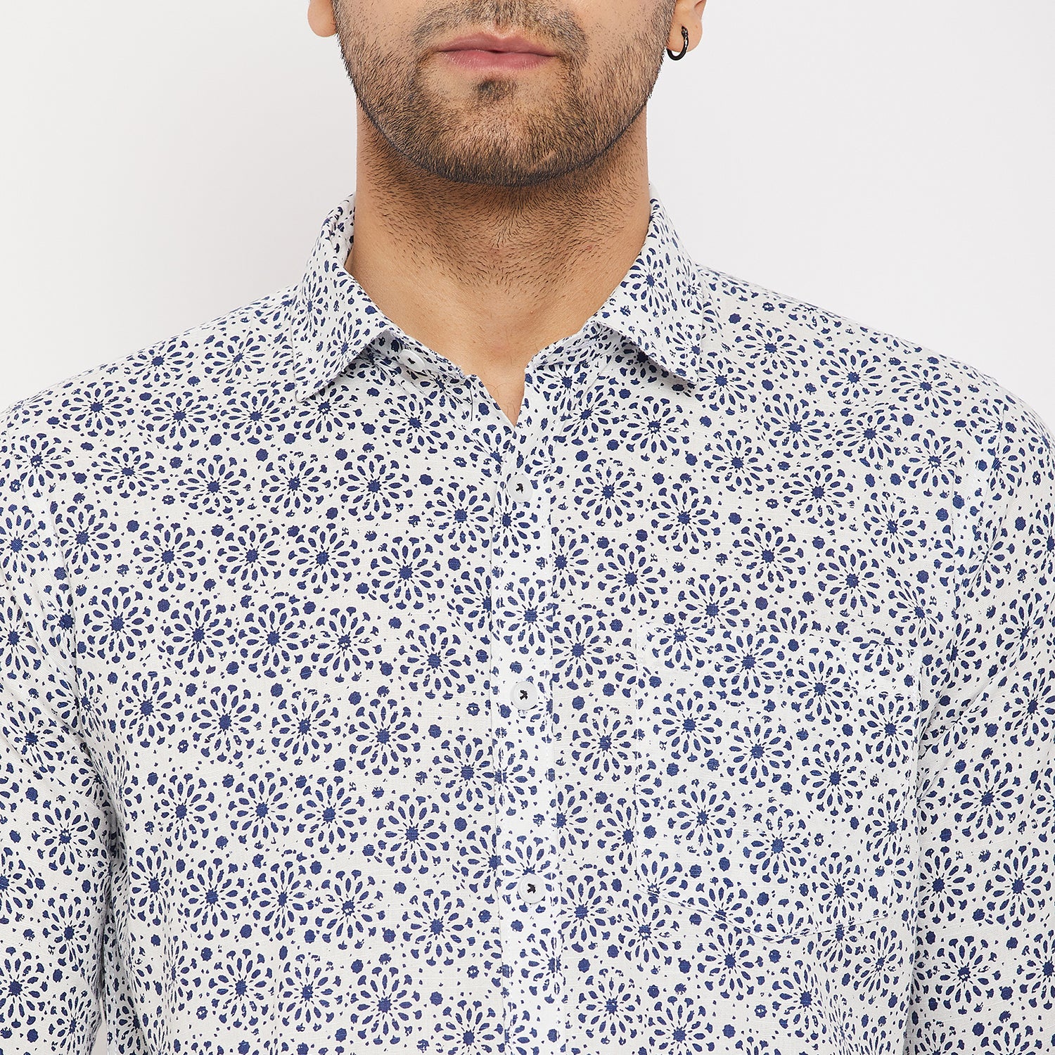 Duke Men Stardust Cotton Full Sleeve Shirt (SDO8988)