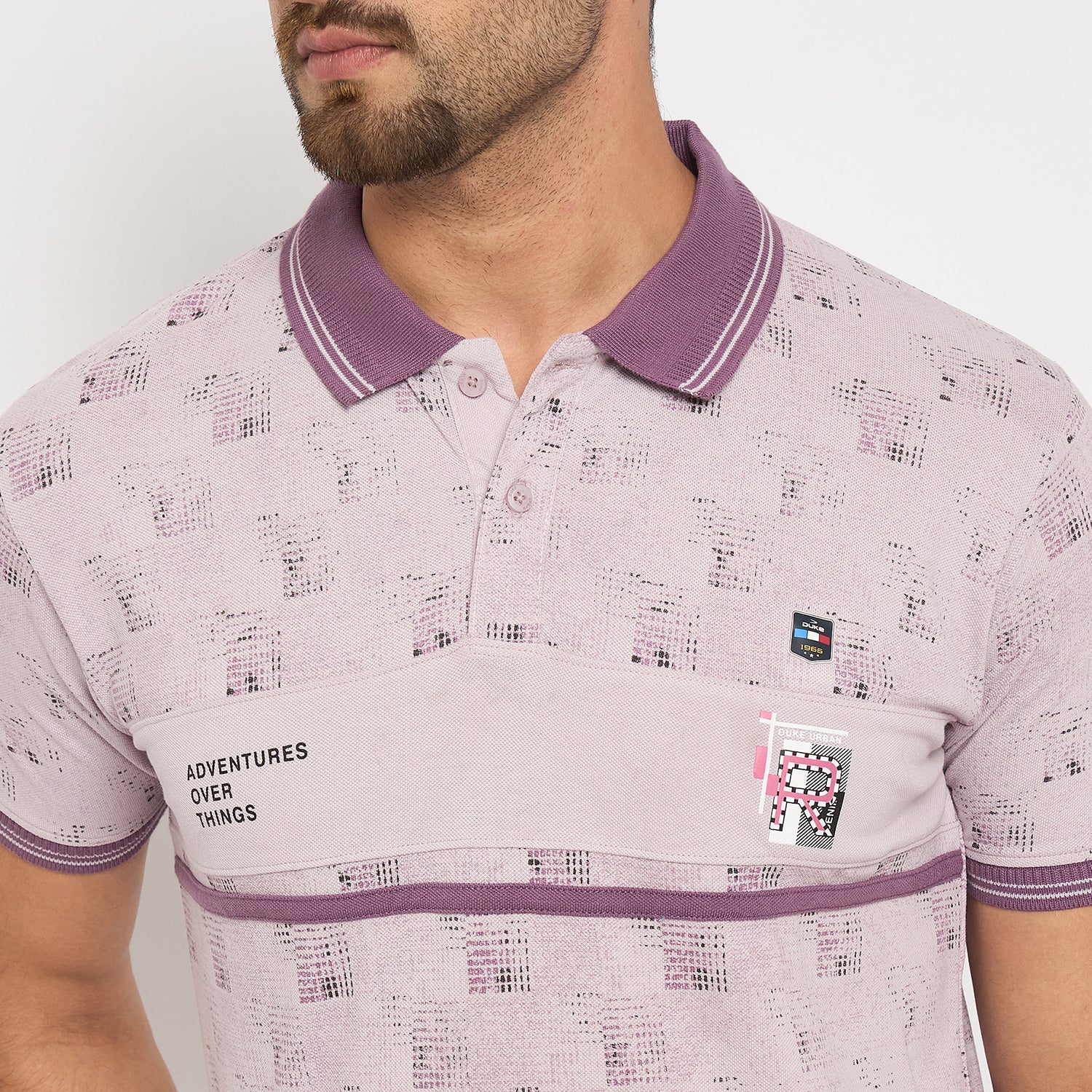Duke Urban Men Half Sleeve Cotton Tshirt (LF7394)