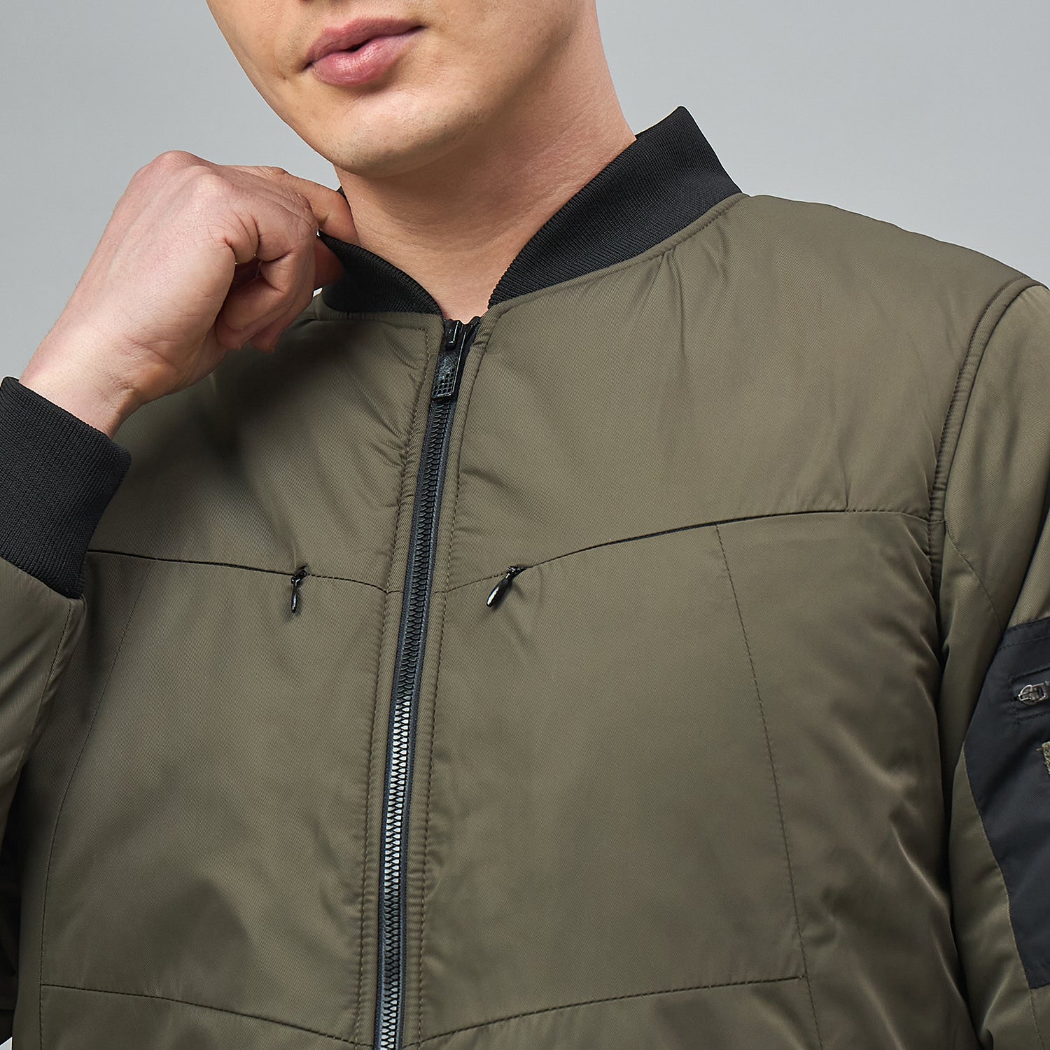 Duke Urban Men Full Sleeve Slim fit Bomber Jacket (SDZ3046N)