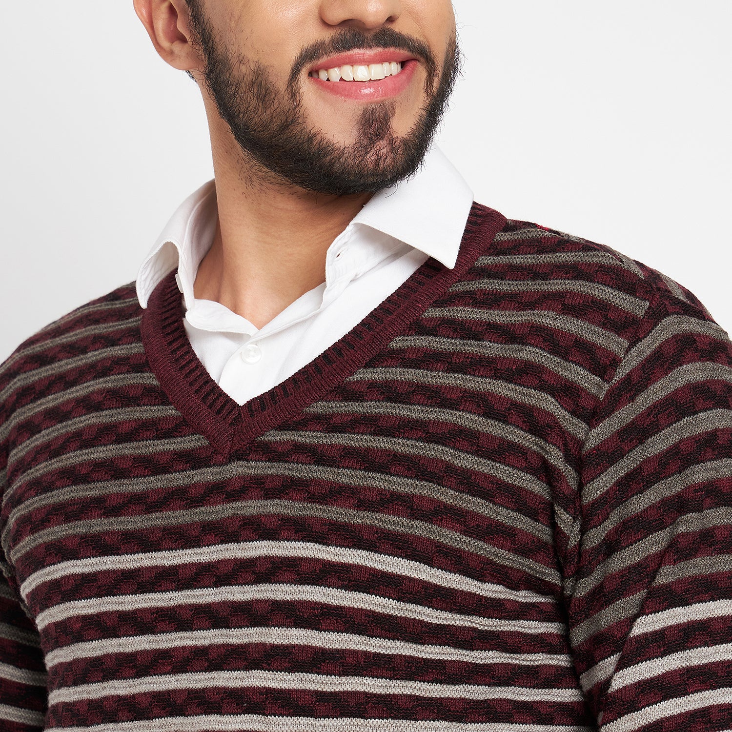 Duke Urban Men Full Sleeve V Neck Sweater (SDS2058)