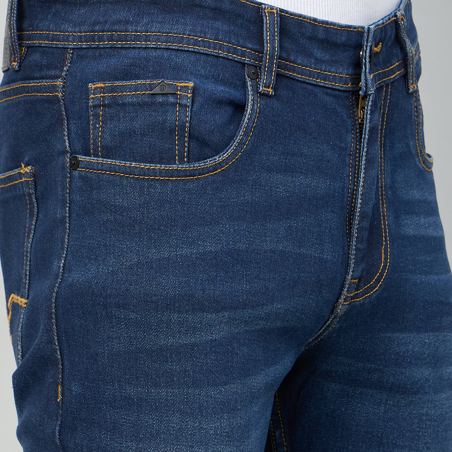 Duke Men Narrow Fit Stretchable Jeans (SDD9271N)