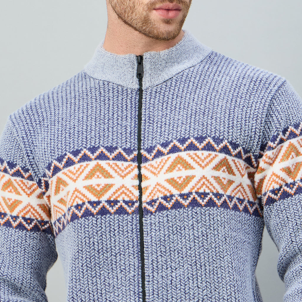 Duke Men Full Zip Regular Cardigan (SDS2214B)