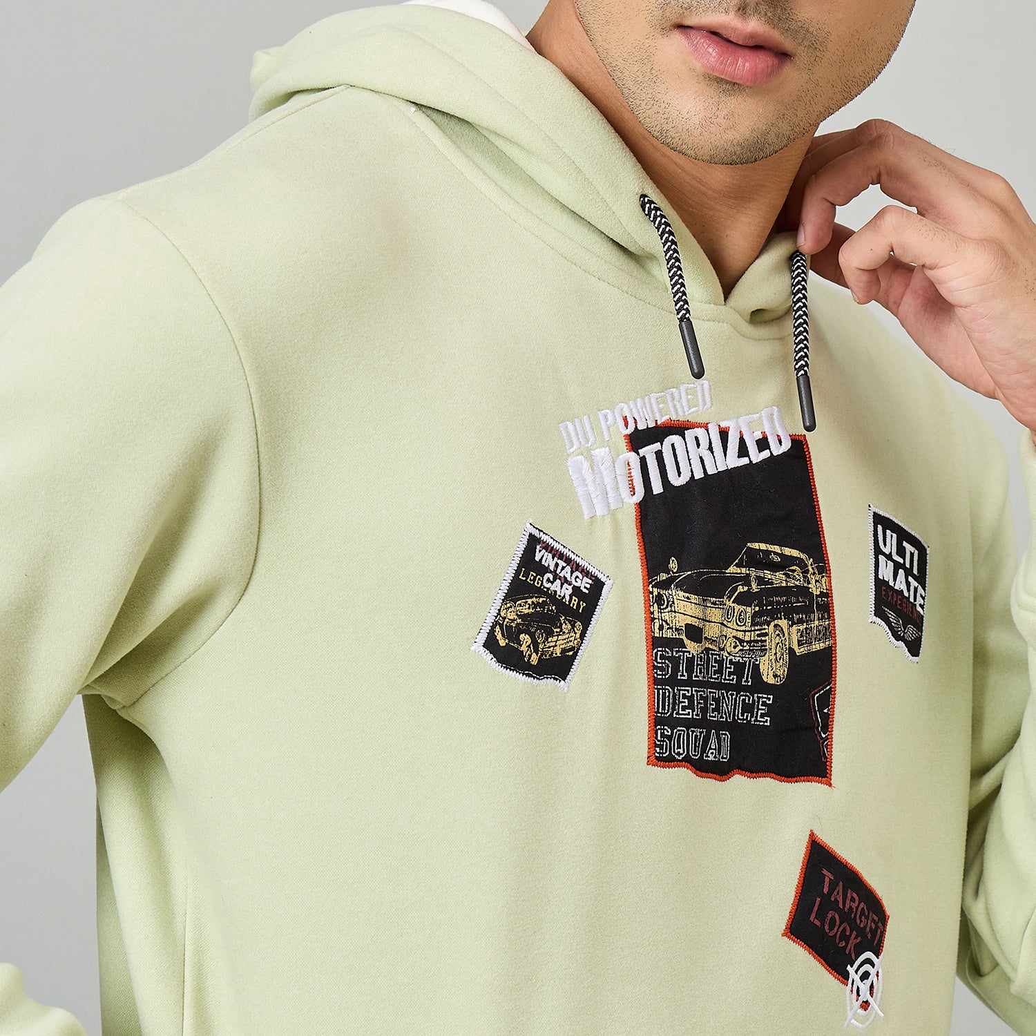Duke Urban Men Hooded Regular Sweatshirt (LF6369)