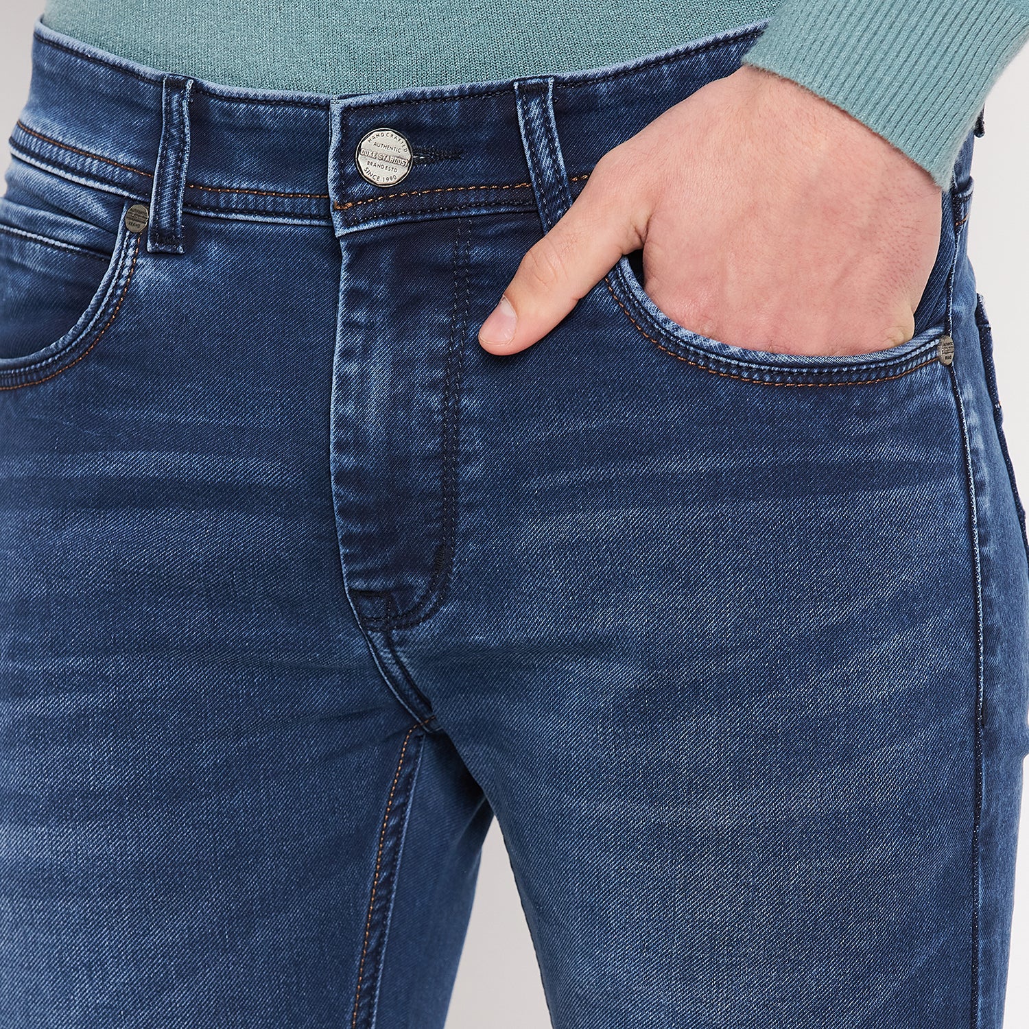 Duke Urban Men Slim Fit Stretchable Jeans (SDD5495)
