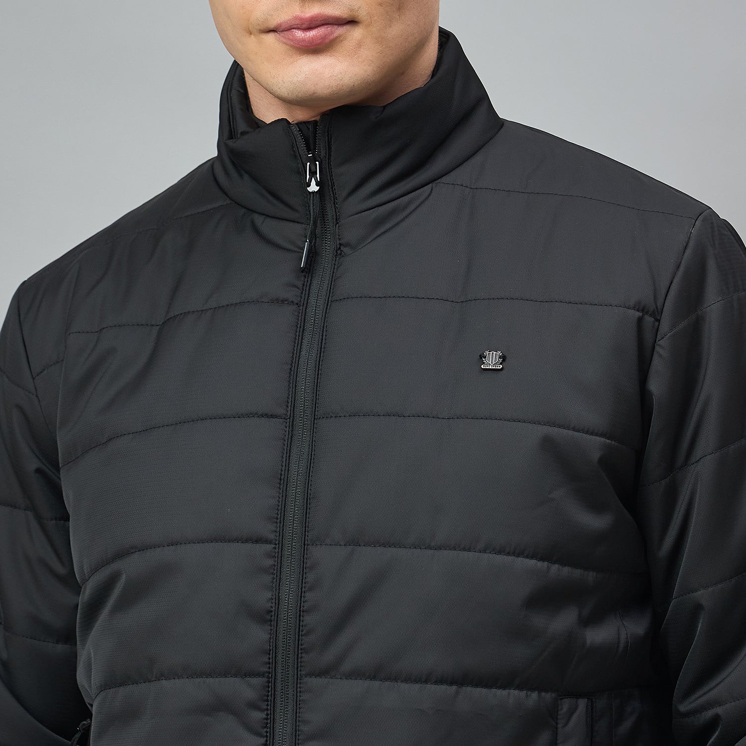 Duke Urban Men Fulll Sleeve High Neck Puffer Jacket (SDZ3118)