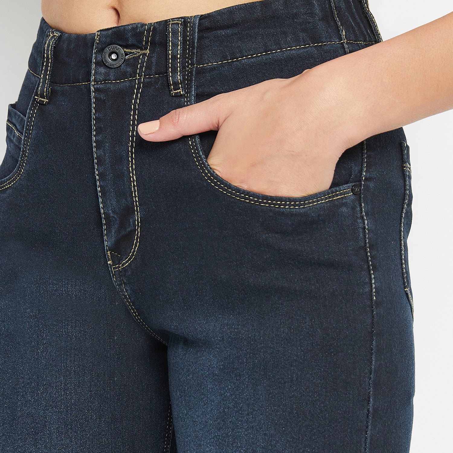 Duke Urban Women Straight Fit Stretchable Jeans (SDD6743)
