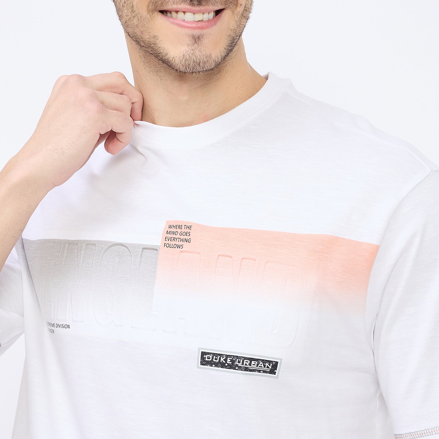 Duke Urban Men Half Sleeve Cotton T-shirt (LF7235)