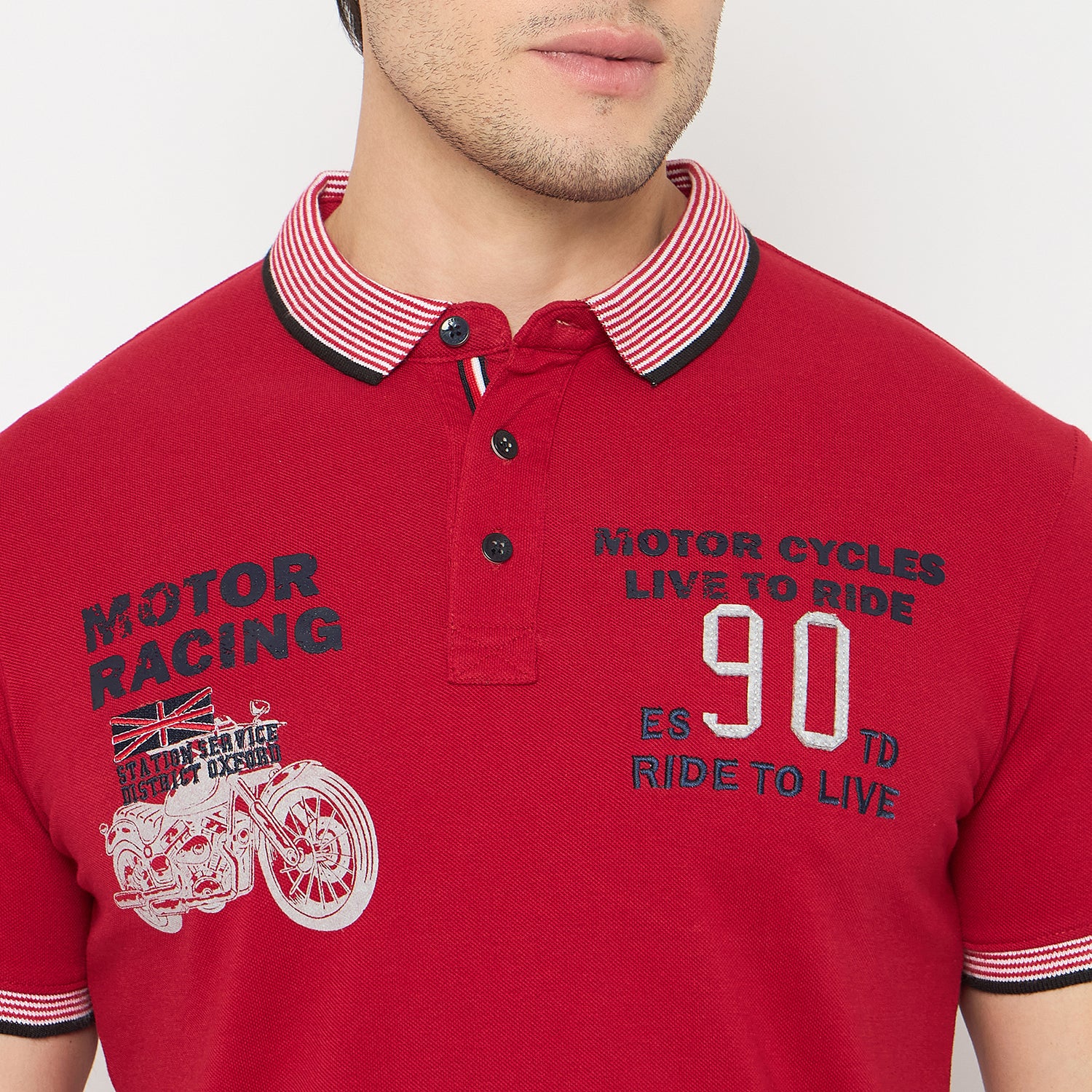 Duke Urban Men Half Sleeve Cotton Tshirt (LF7490)