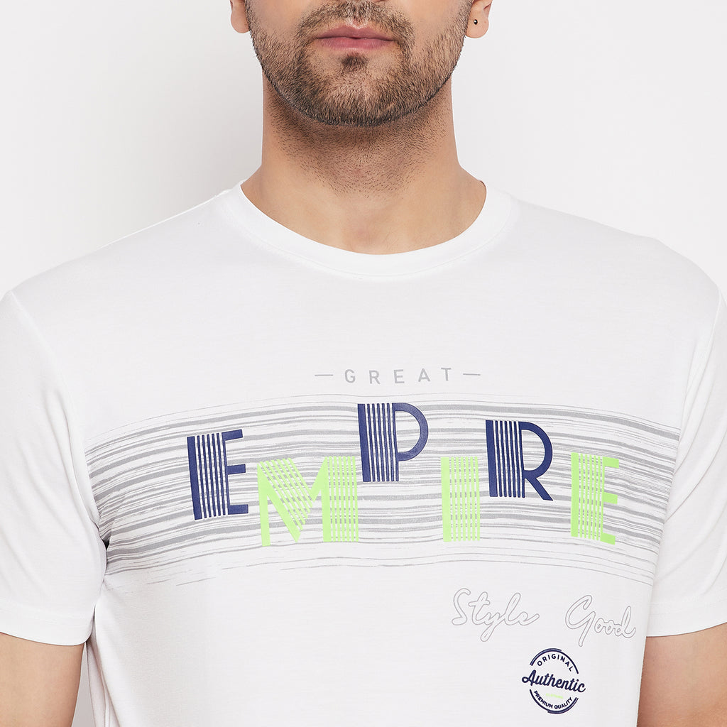 Duke Stardust Men Round Neck Half Sleeve Cotton T-shirt (LF5868)